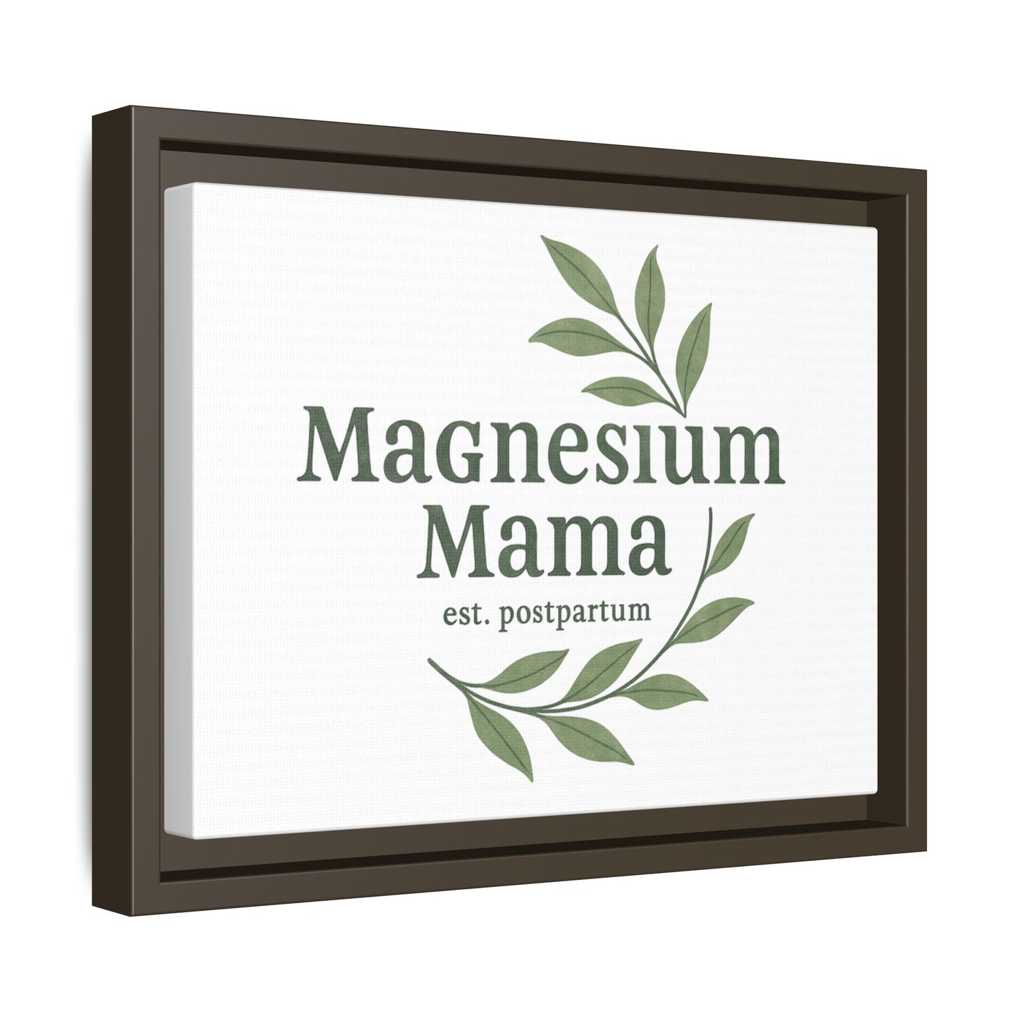 Magnesium Mama | Matte Canvas, Framed (Multi-color)