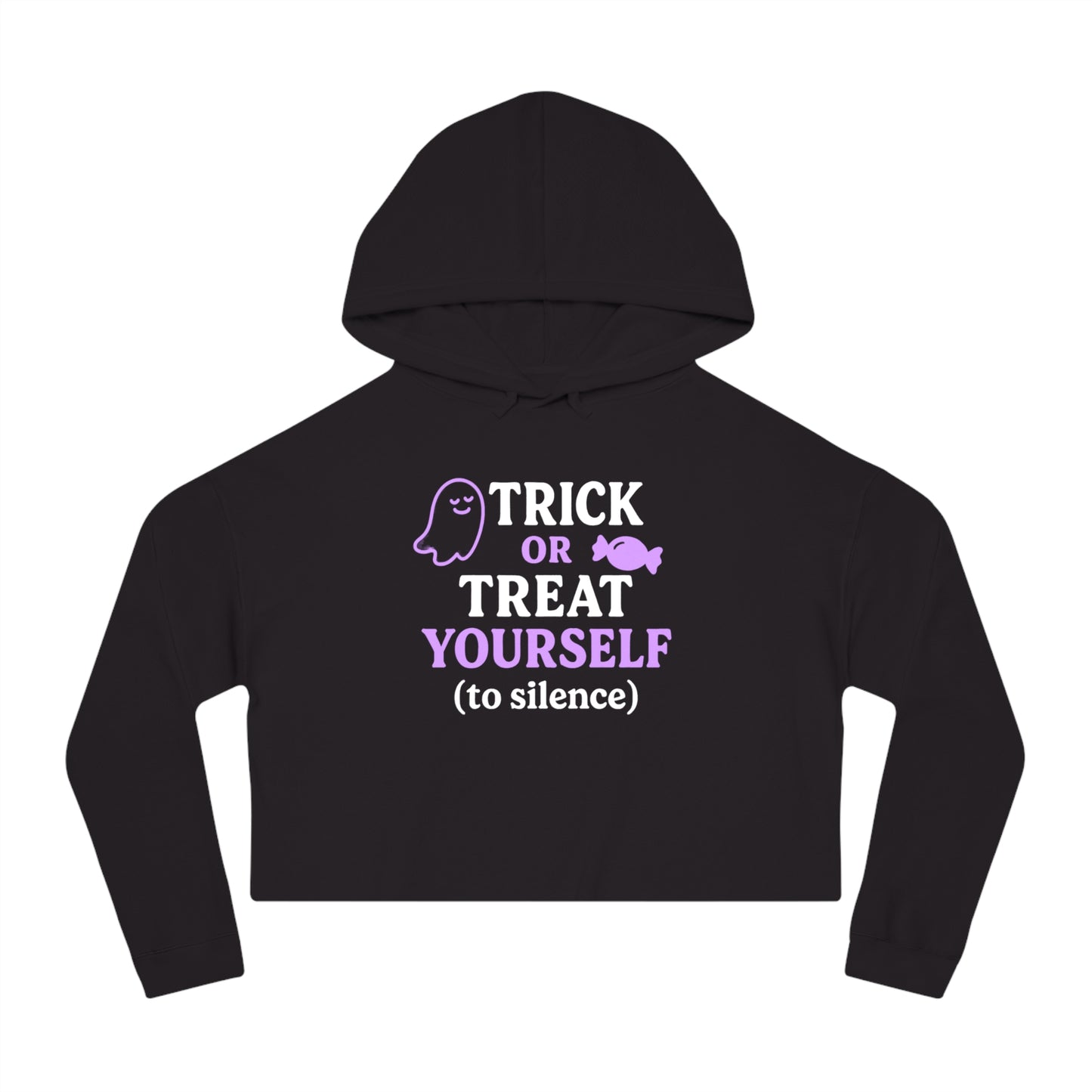 Treat Yourself | Women’s Cropped Hooded Sweatshirt