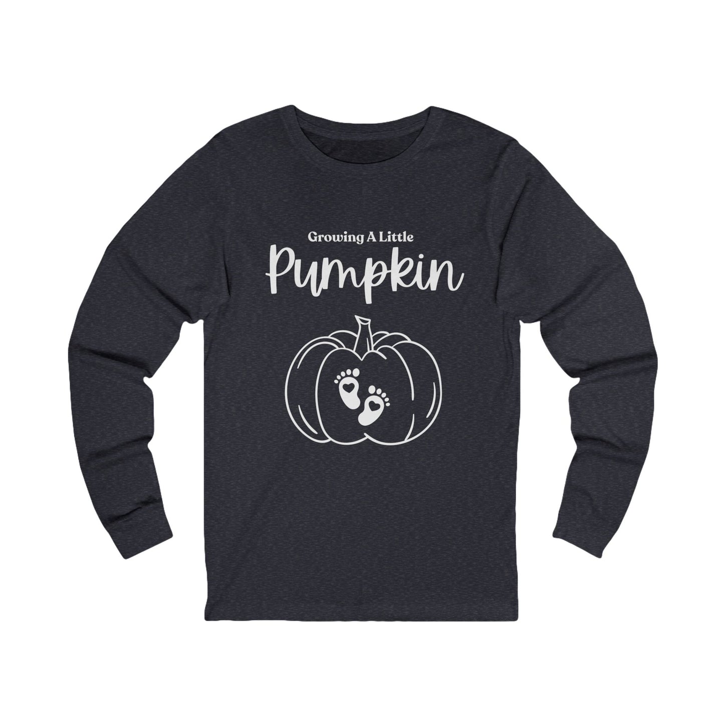 Growing Little Pumpkin | Bella & Canvas Long Sleeve Shirt