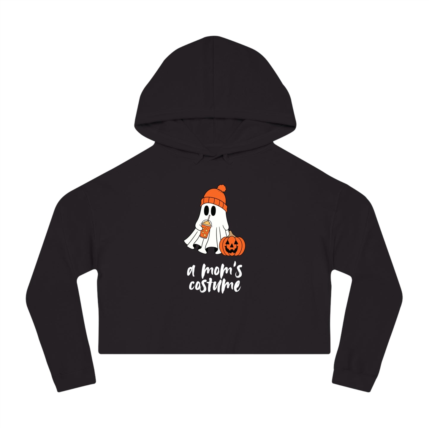 A Mom's Costume | Women’s Cropped Hooded Sweatshirt