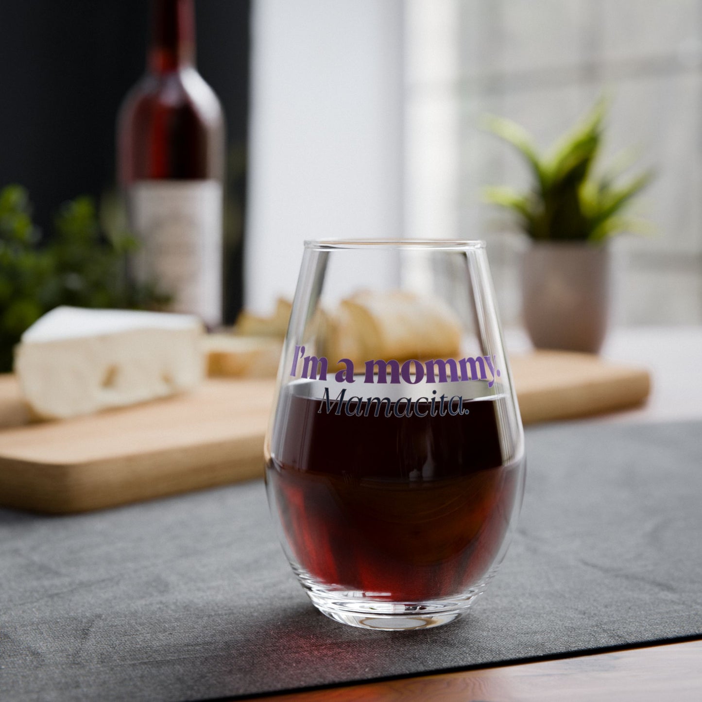 I'm a Mommy | Stemless Wine Glass