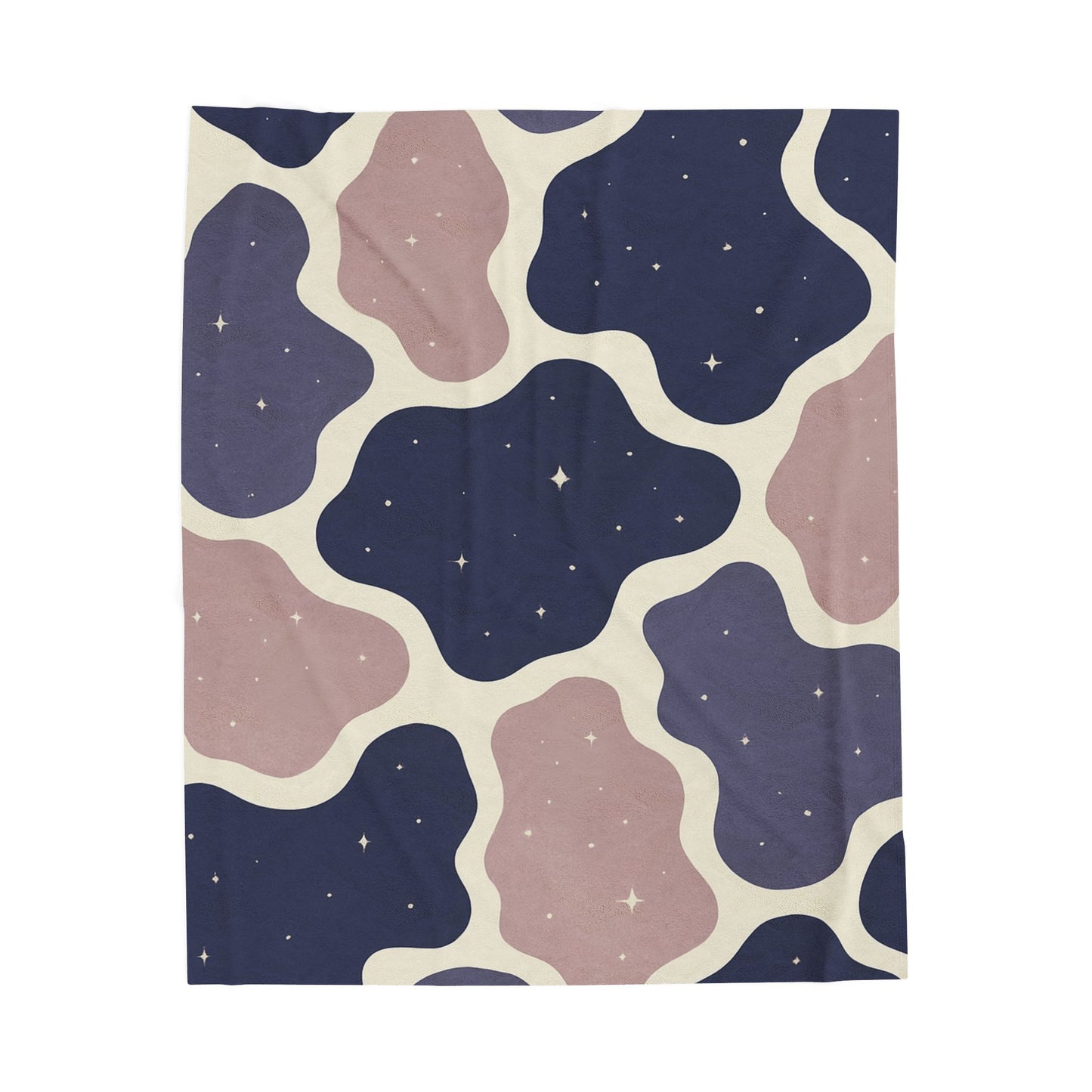 Midnight Moo | Velveteen Plush Blanket