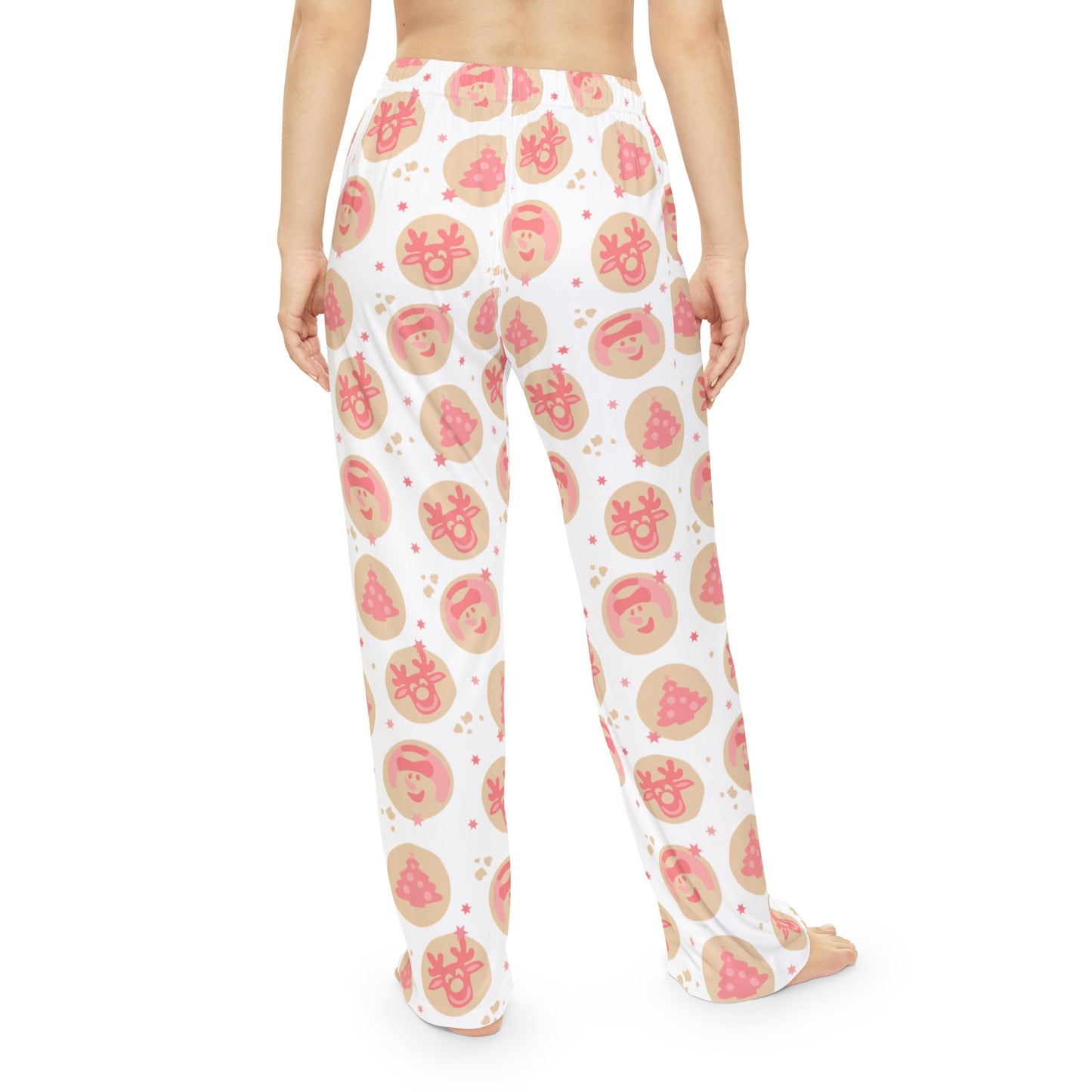 Christmas Cookies but Pink | Women's Pajama Pants (AOP)