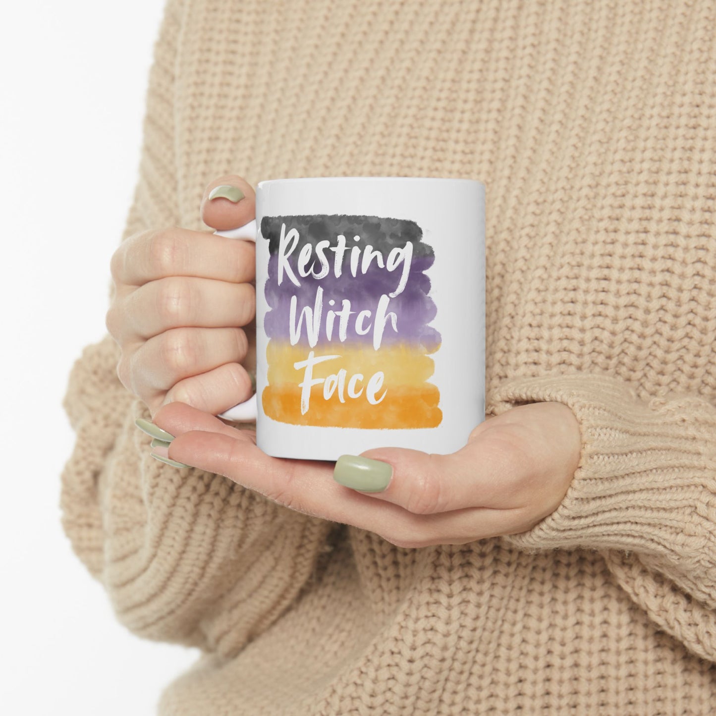 Resting Witch Face | Ceramic Mug (11oz, 15oz)