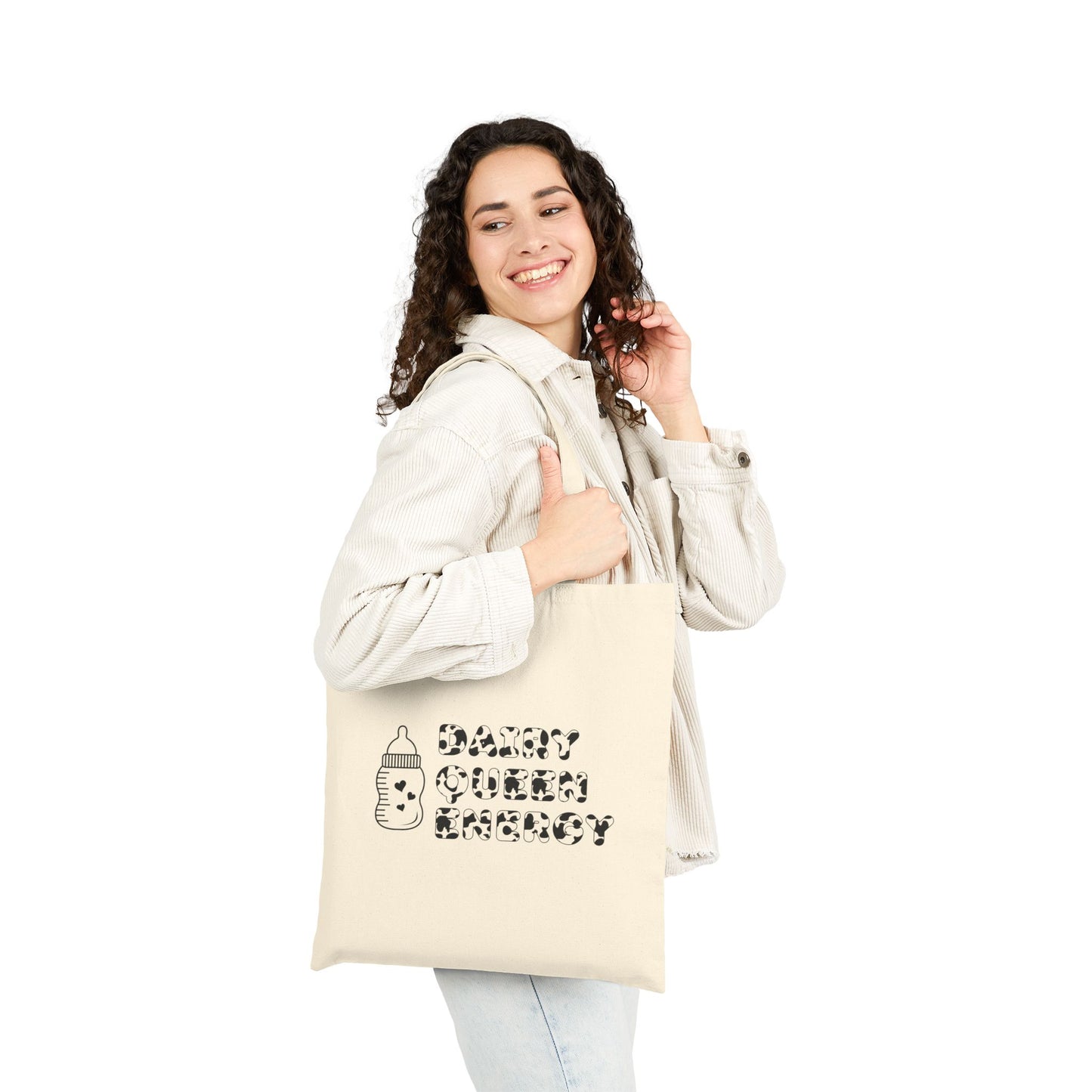 Dairy Queen Energy | Cotton Canvas Tote Bag