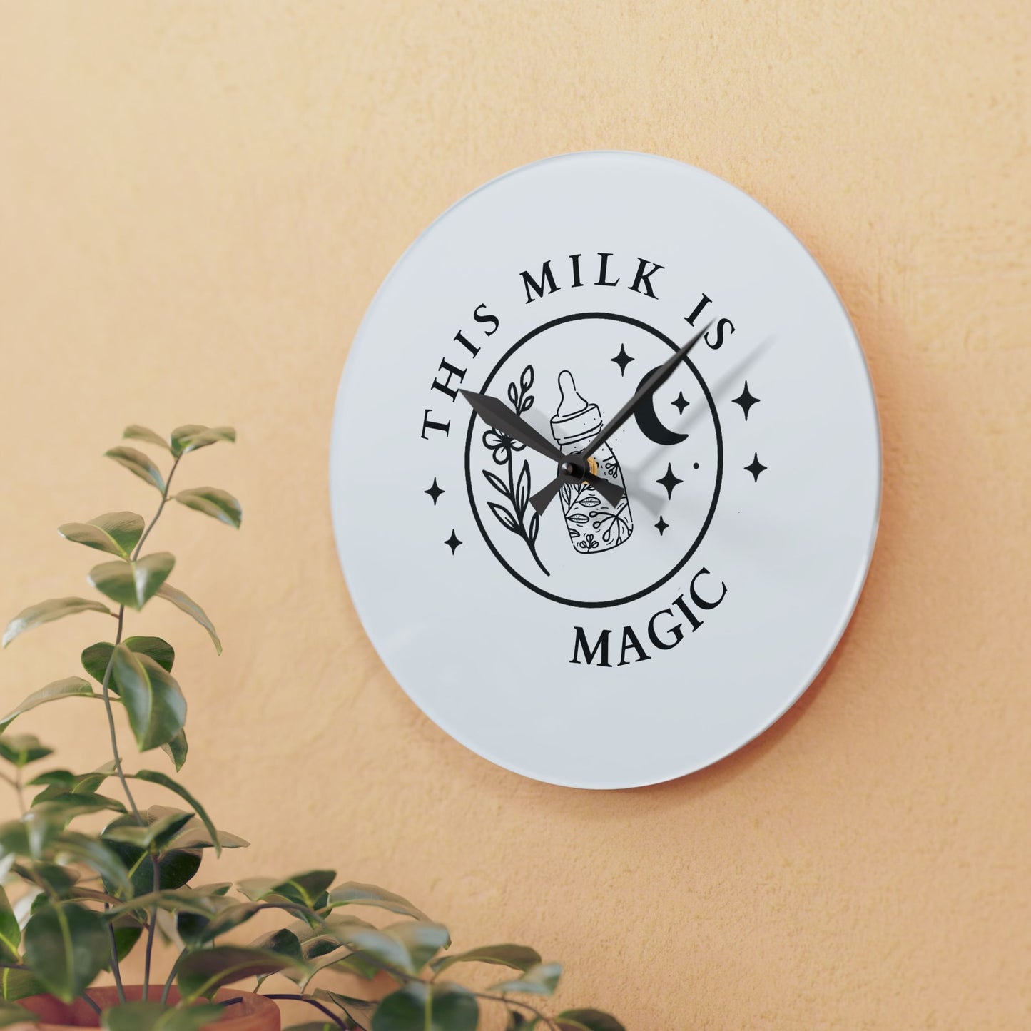 Magic Milk | Acrylic Wall Clock