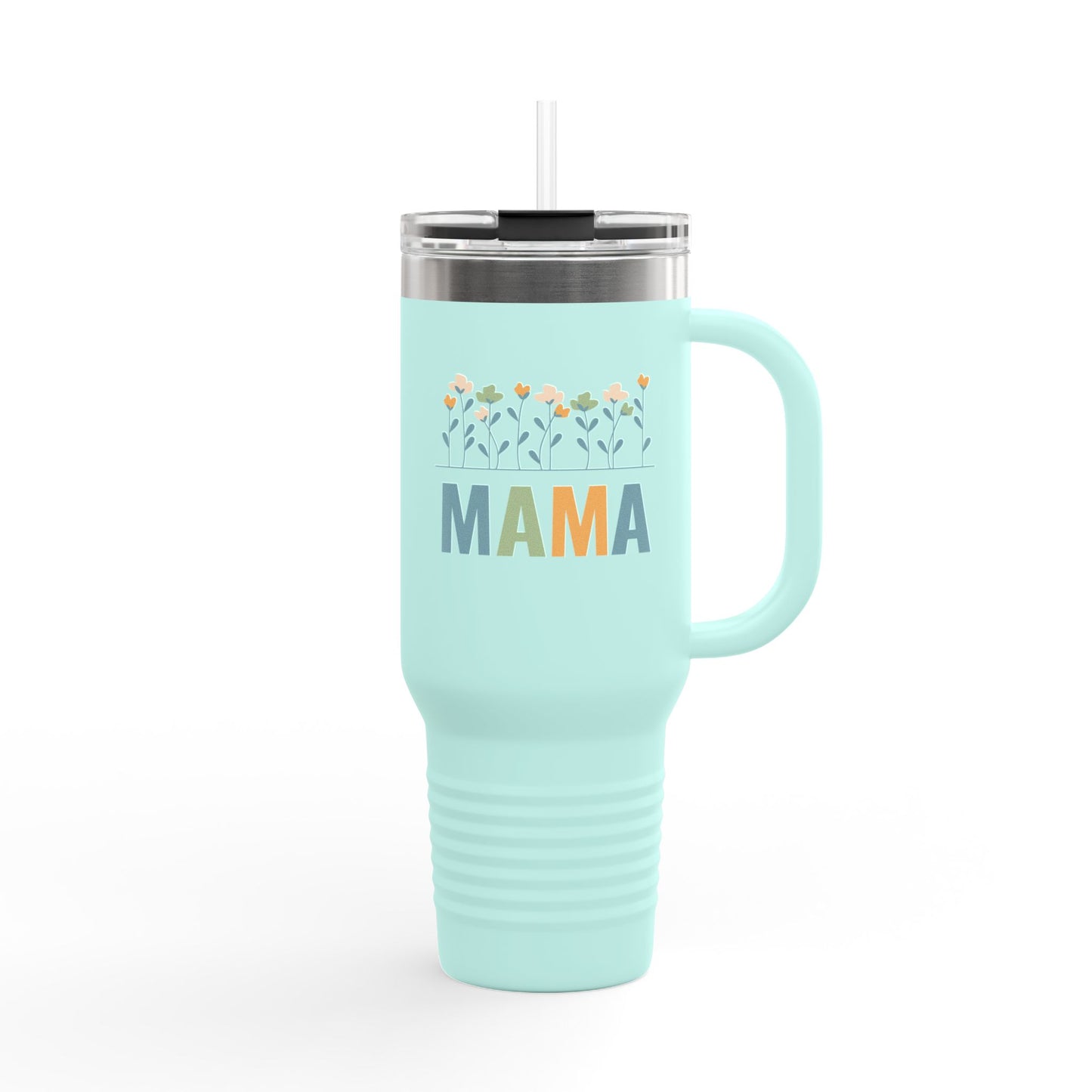 MAMA Floral | Insulated Travel Mug, 40oz