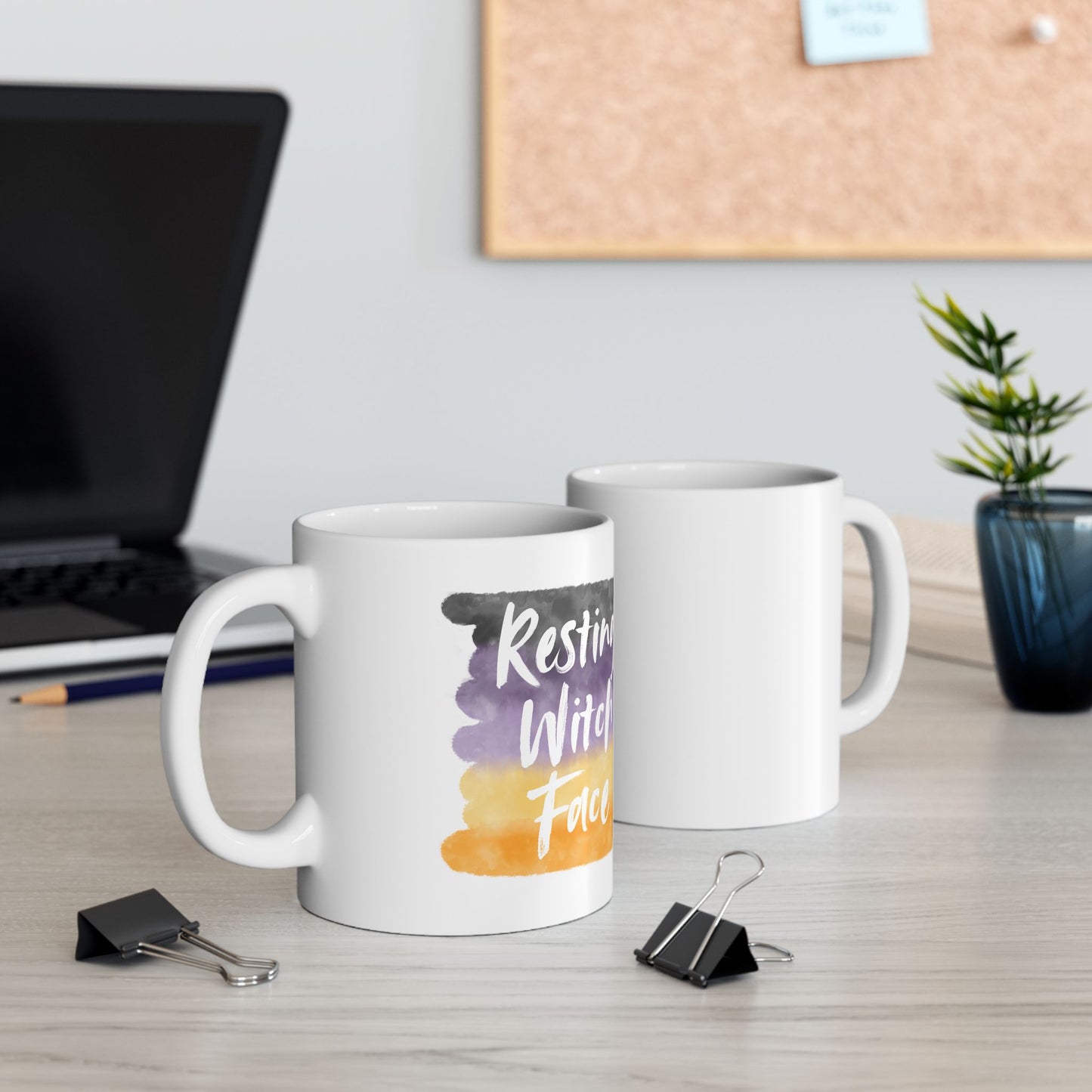 Resting Witch Face | Ceramic Mug (11oz, 15oz)