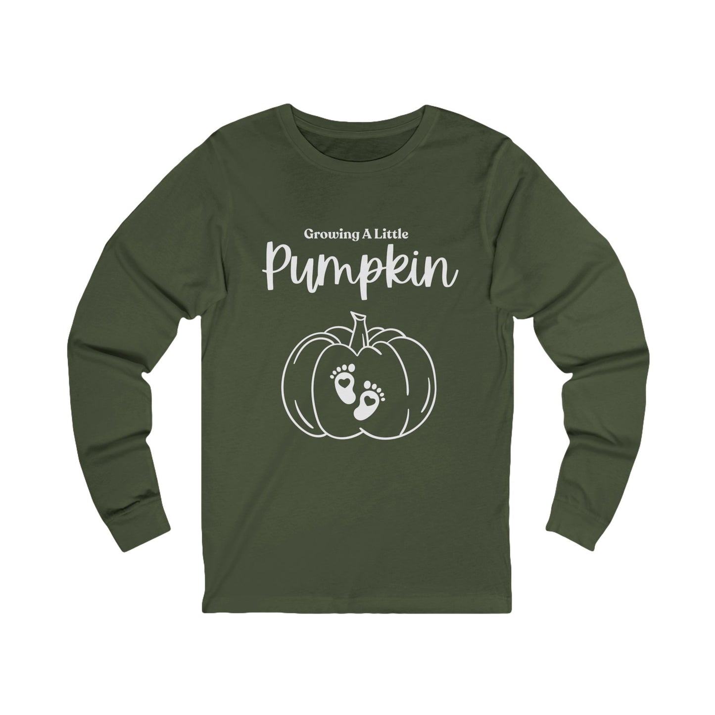Growing Little Pumpkin | Bella & Canvas Long Sleeve Shirt
