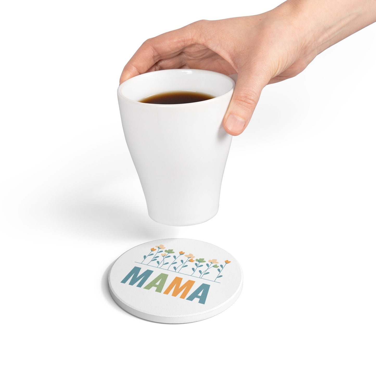 MAMA Floral | Ceramic Coaster