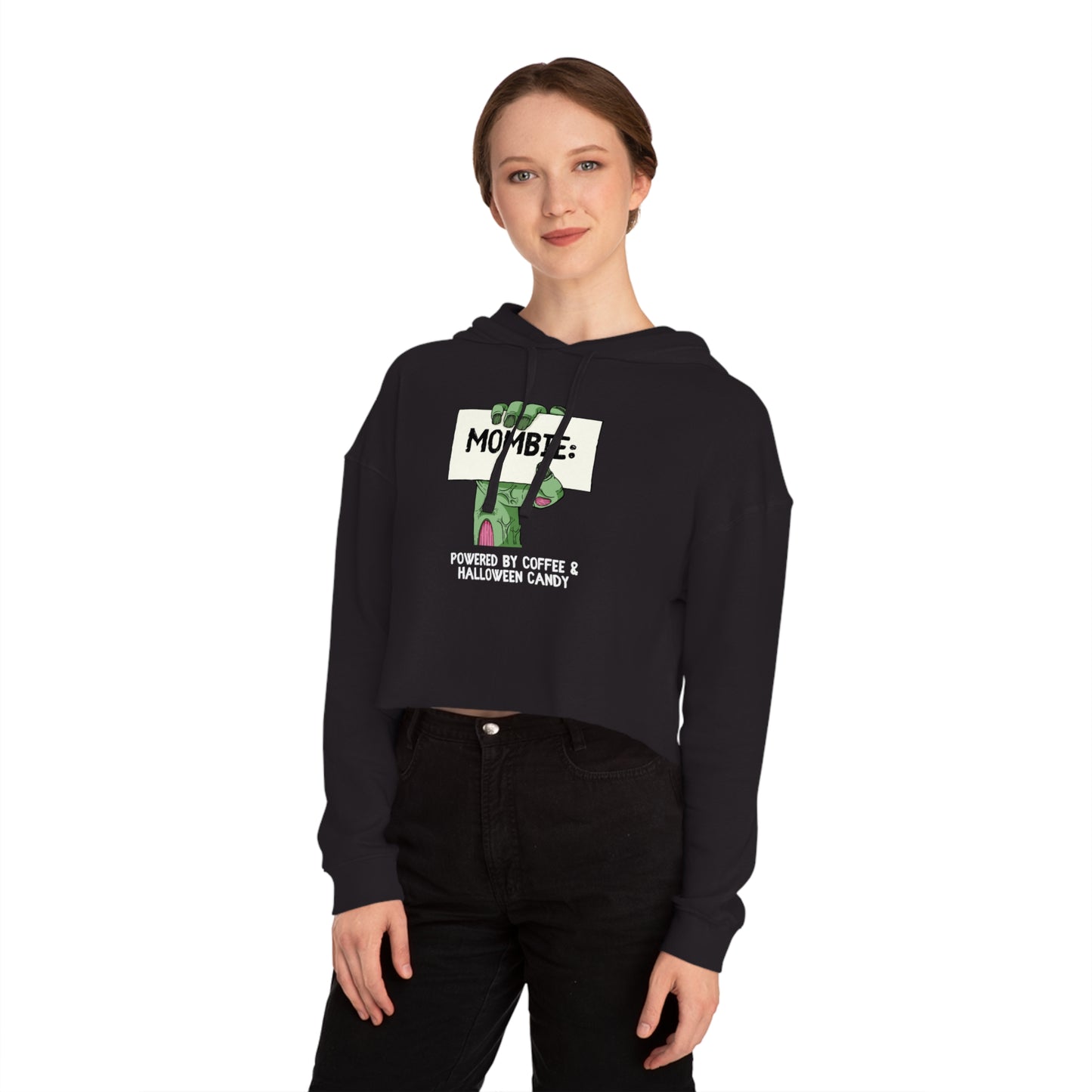 Mombie | Women’s Cropped Hooded Sweatshirt