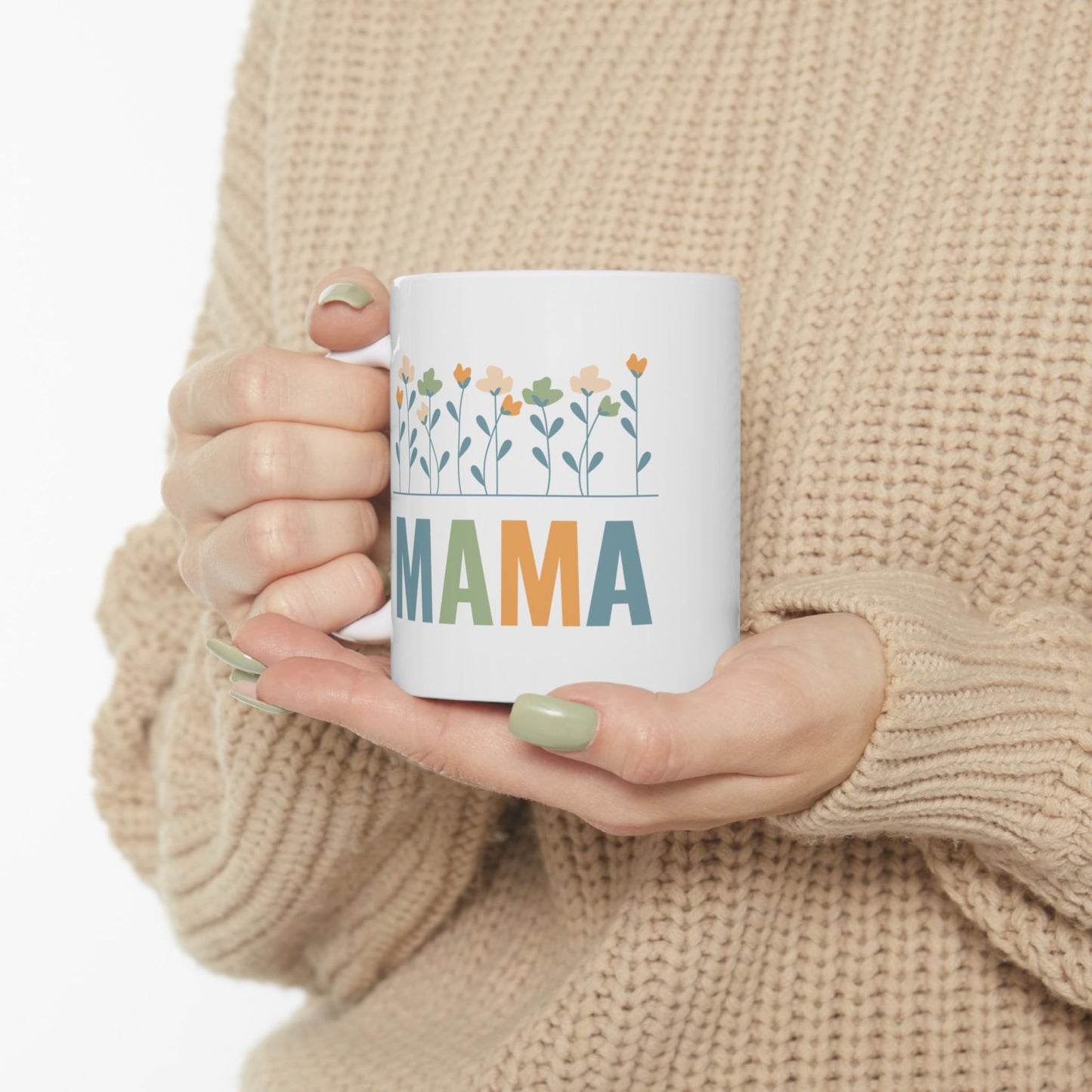 MAMA Floral | Ceramic Mug (11oz, 15oz)