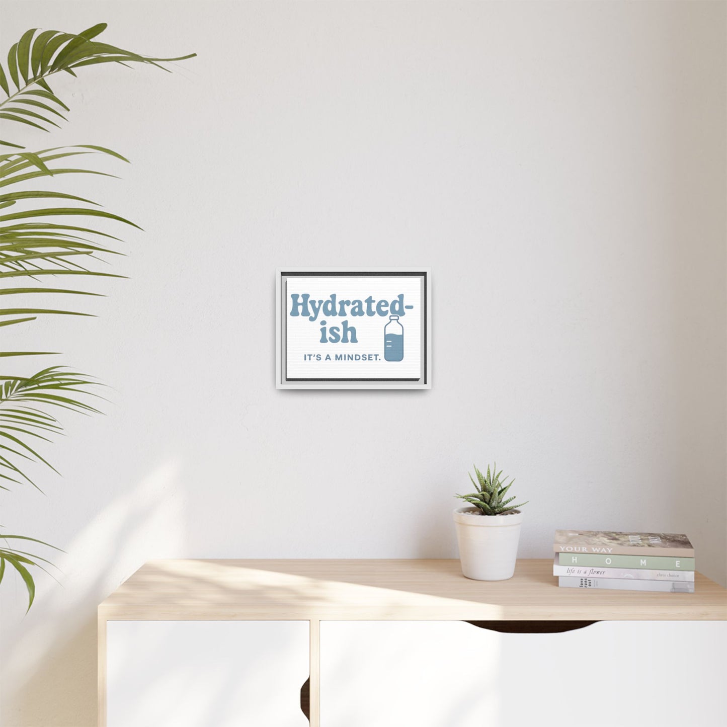 Hydrated-ish | Matte Canvas, Framed (Multi-color)