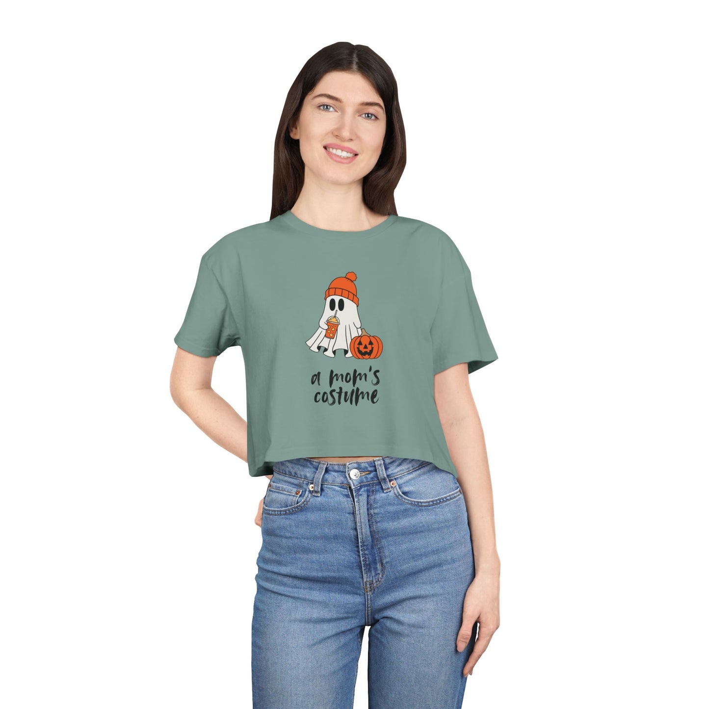 A Mom's Costume | Women's Crop Tee