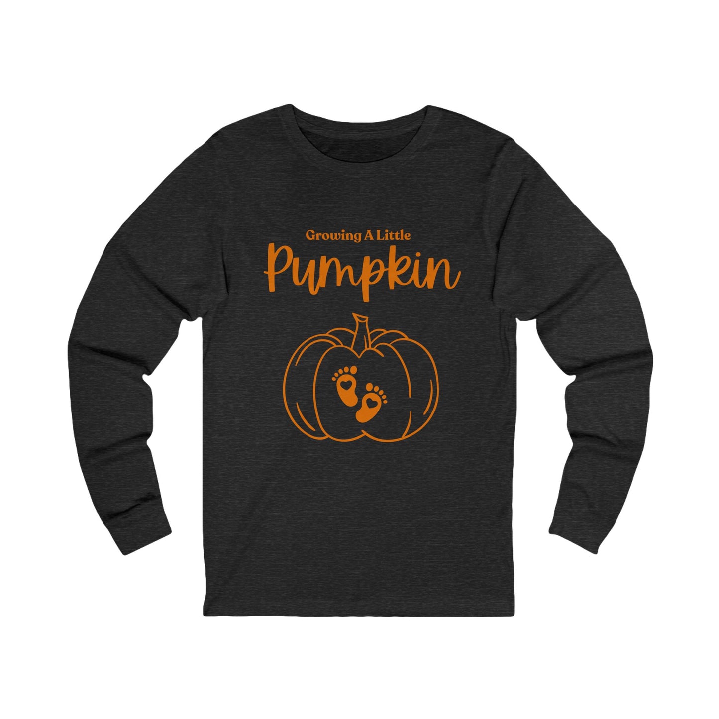 Growing Little Pumpkin | Bella & Canvas Long Sleeve Shirt