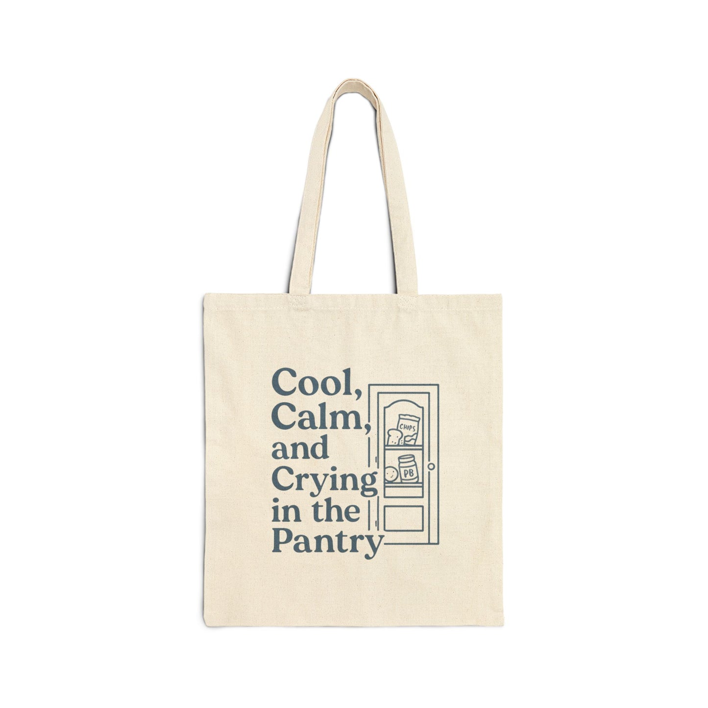 Cool, Calm and Crying in the Pantry | Liberty Bags OAD113 Canvas Tote Bag