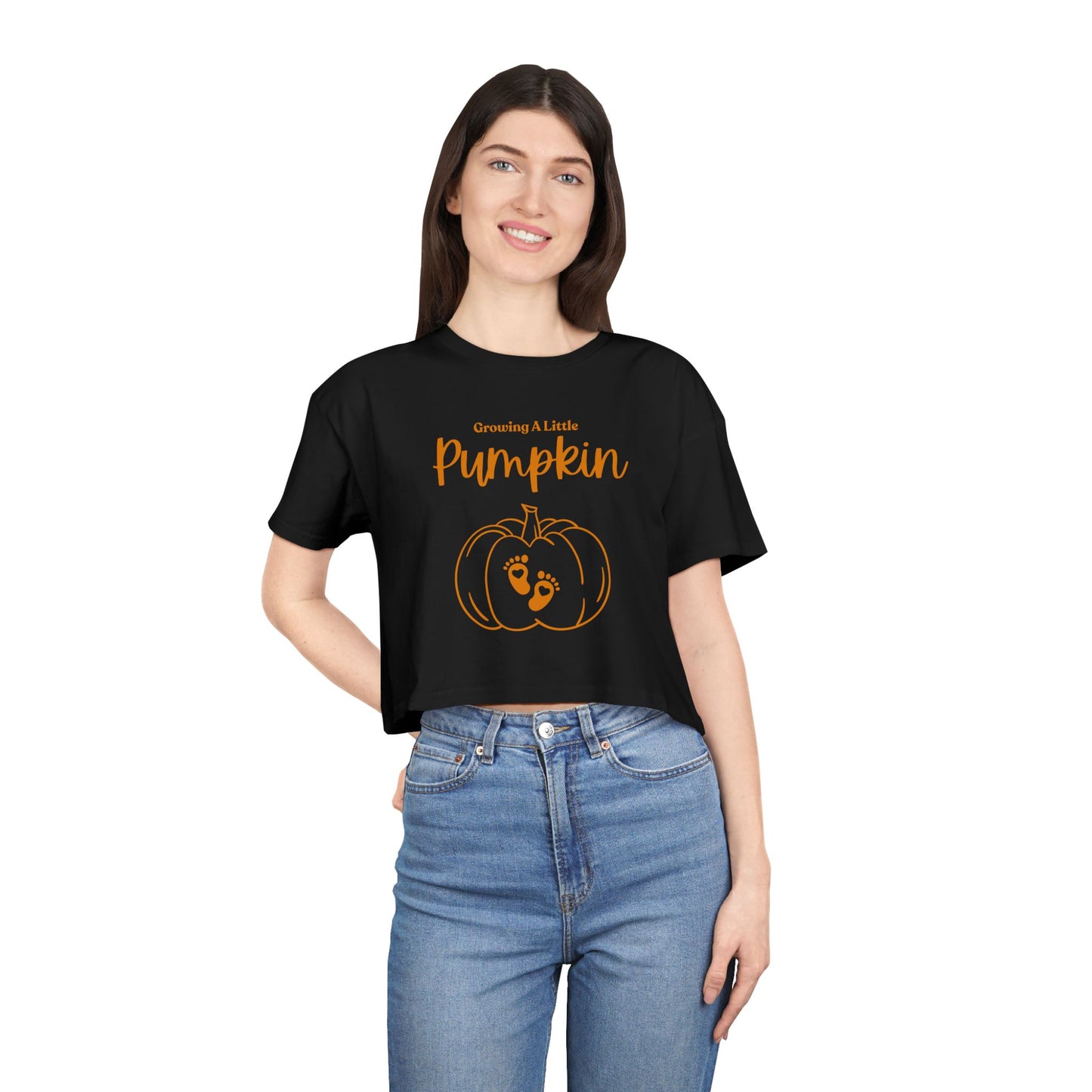 Growing Little Pumpkin | Women's Crop Tee