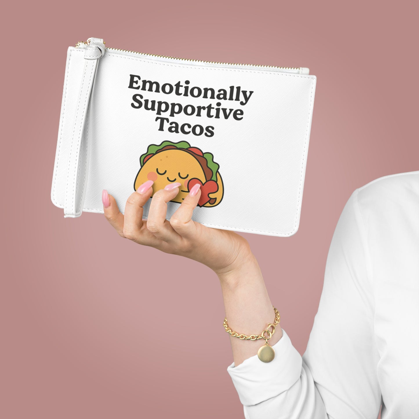 Emotionally Supportive Tacos | Clutch Bag