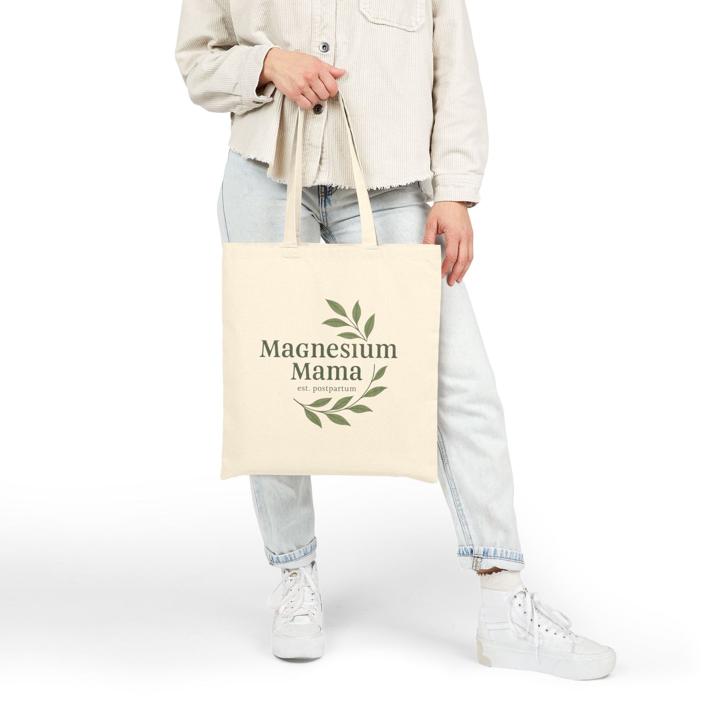 Magnesium Mama | Cotton Canvas Tote Bag