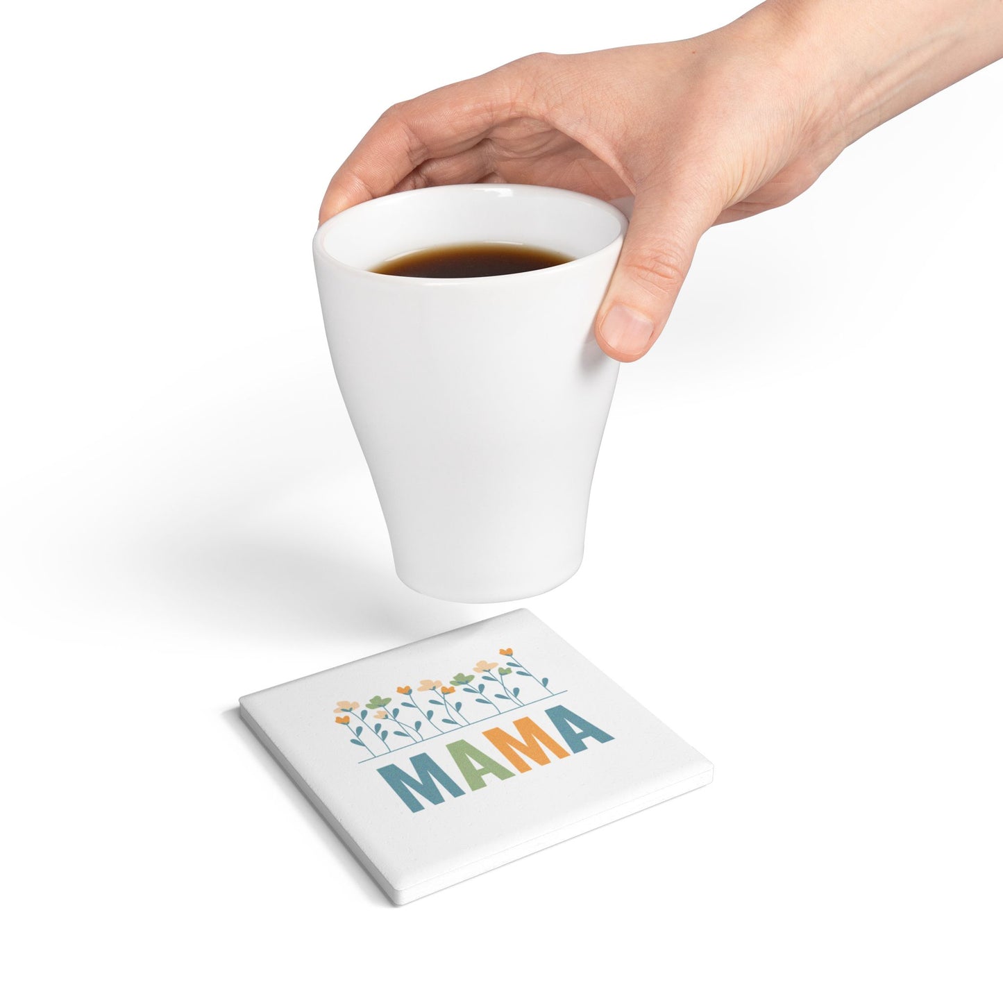MAMA Floral | Ceramic Coaster