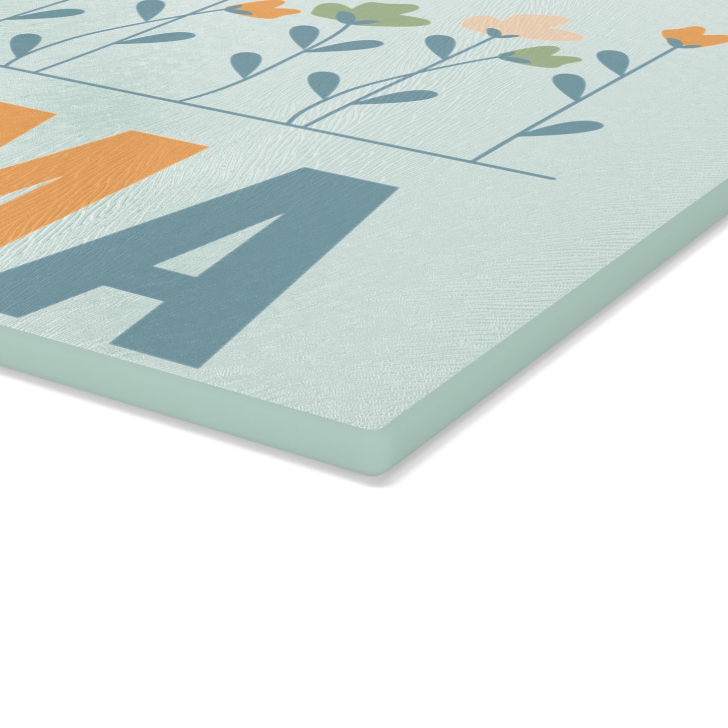 MAMA Floral | Glass Cutting Board