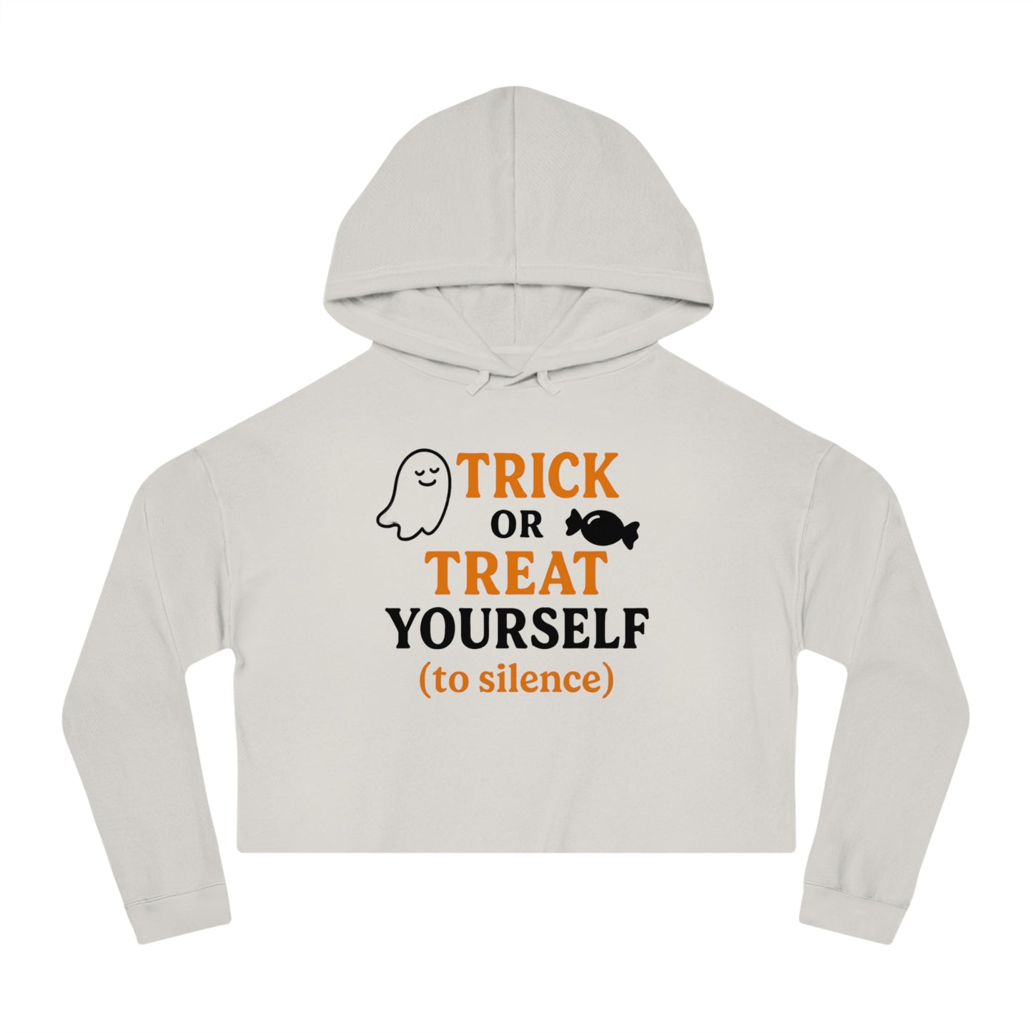 Treat Yourself | Women’s Cropped Hooded Sweatshirt