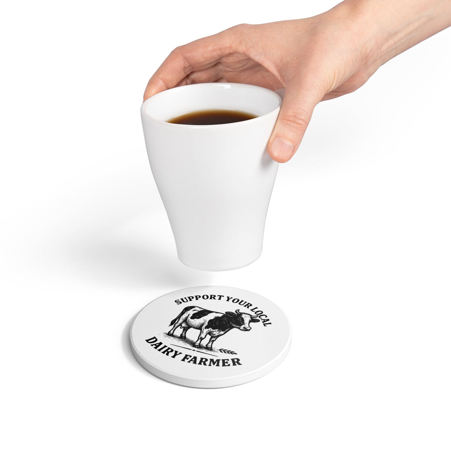 Local Dairy Farmer | Ceramic Coaster