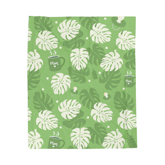 Mama Jungle | Velveteen Plush Blanket