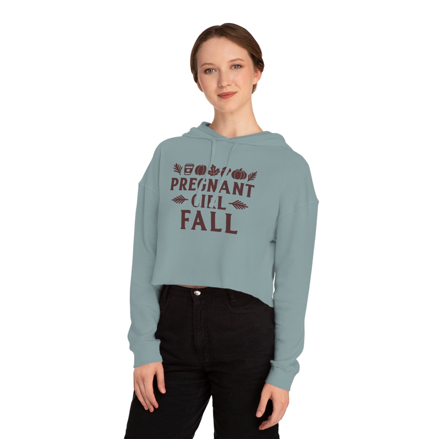 Fall Girl | Women’s Cropped Hooded Sweatshirt