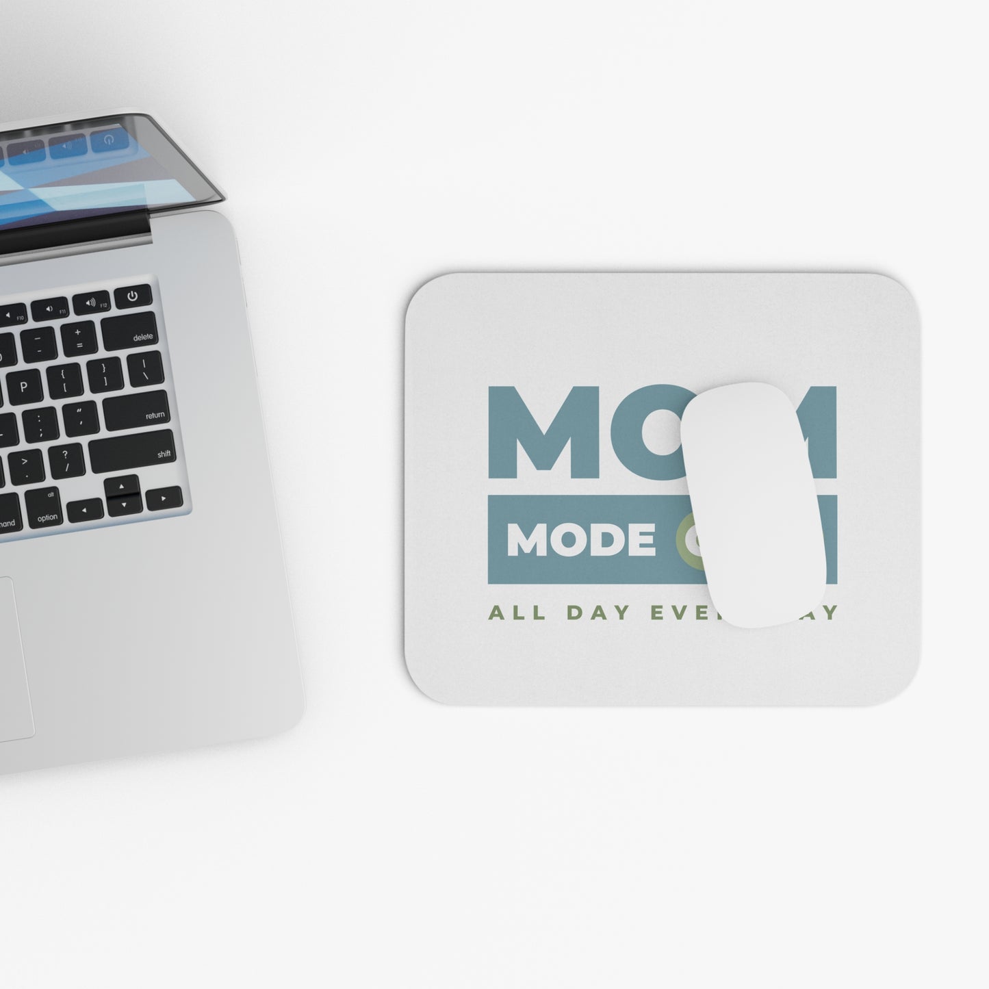 Mom Mode = ON | Mouse Pad (Rectangle)