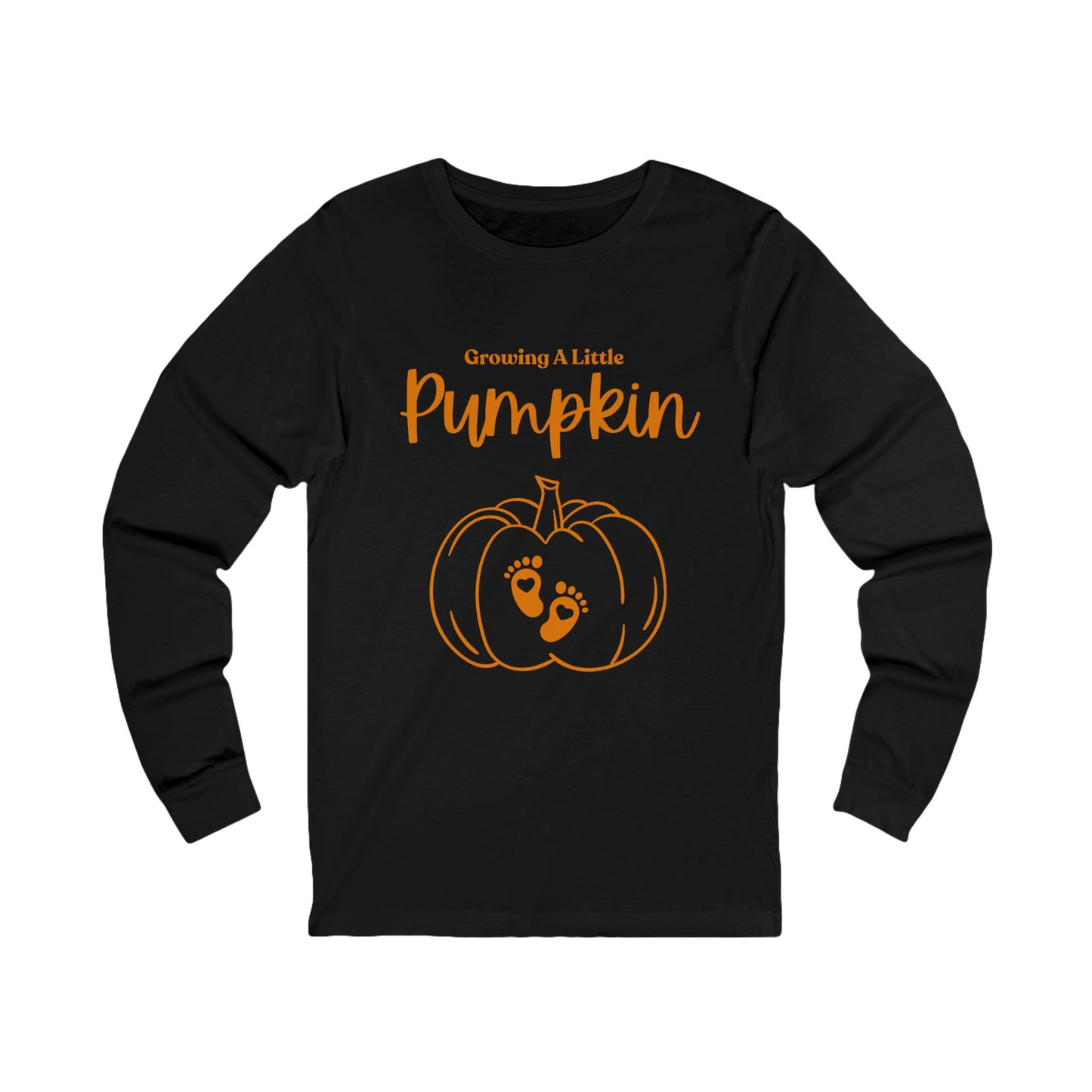Growing Little Pumpkin | Bella & Canvas Long Sleeve Shirt