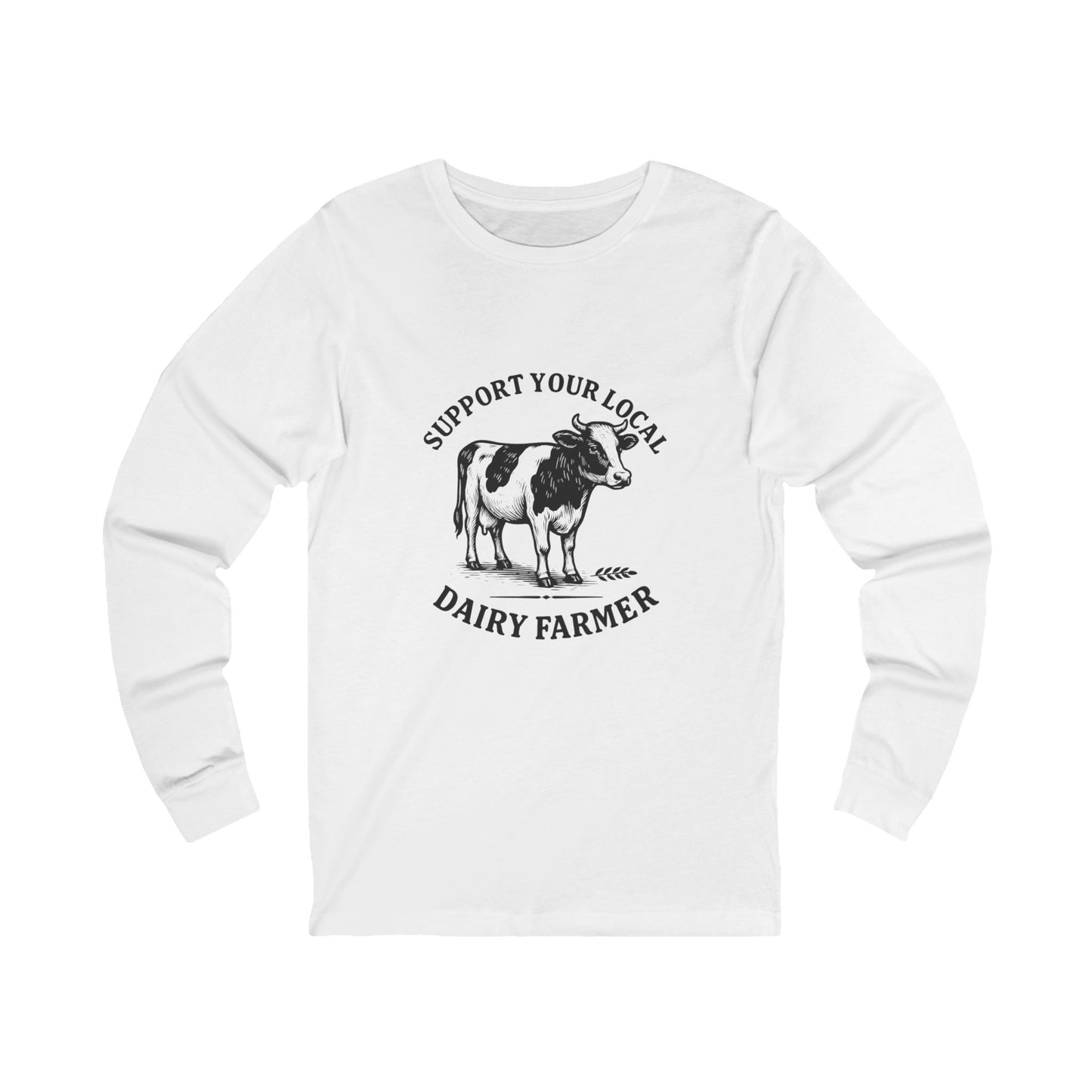 Local Dairy Farmer | Bella & Canvas Long Sleeve Shirt