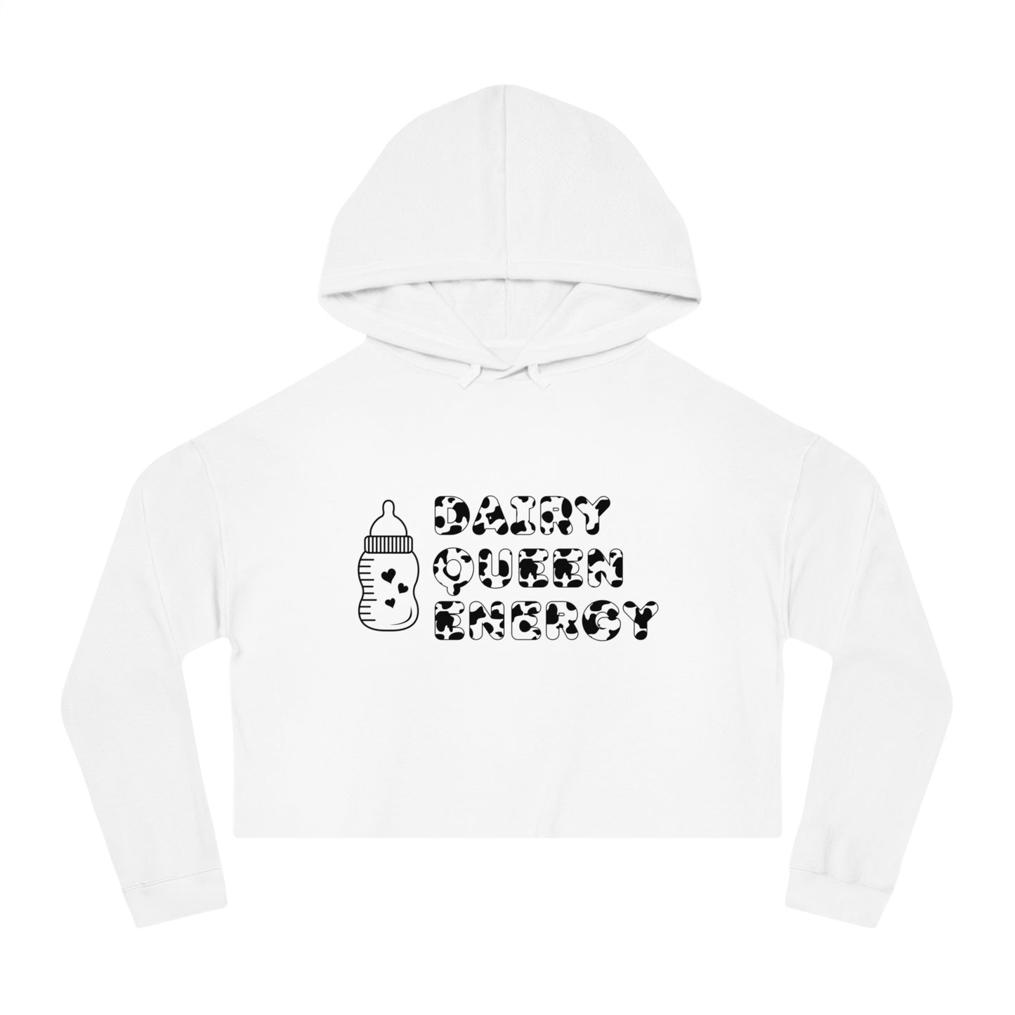 Dairy Queen Energy | Women’s Cropped Hooded Sweatshirt