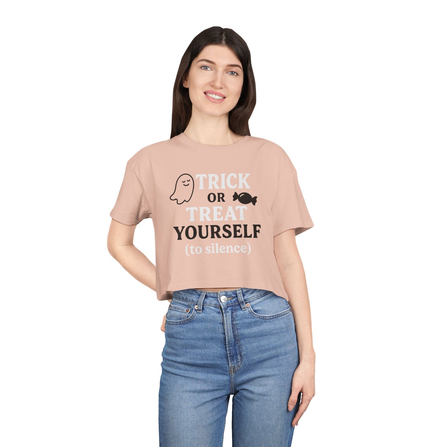 Treat Yourself | Women's Crop Tee