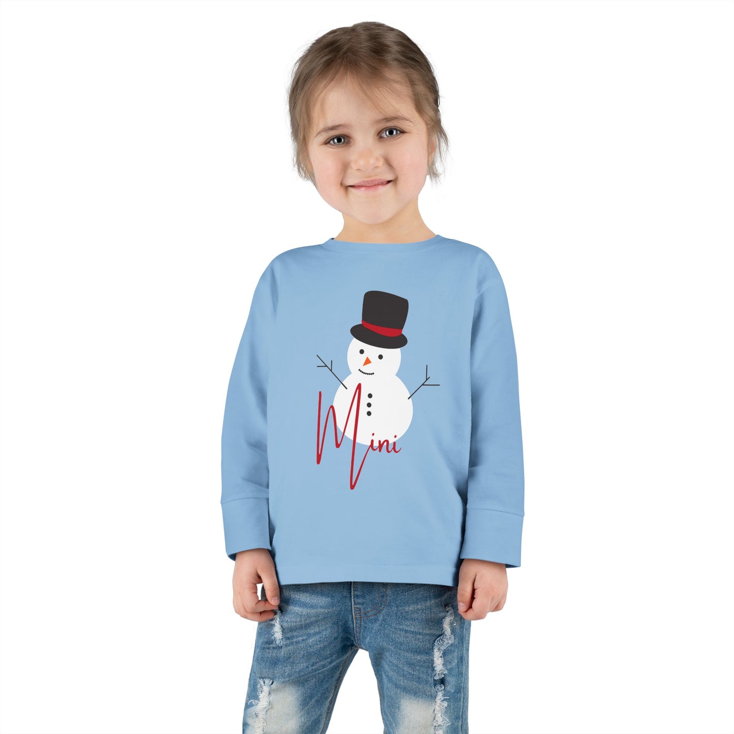 Mini Snowman | Toddler Long Sleeve Tee