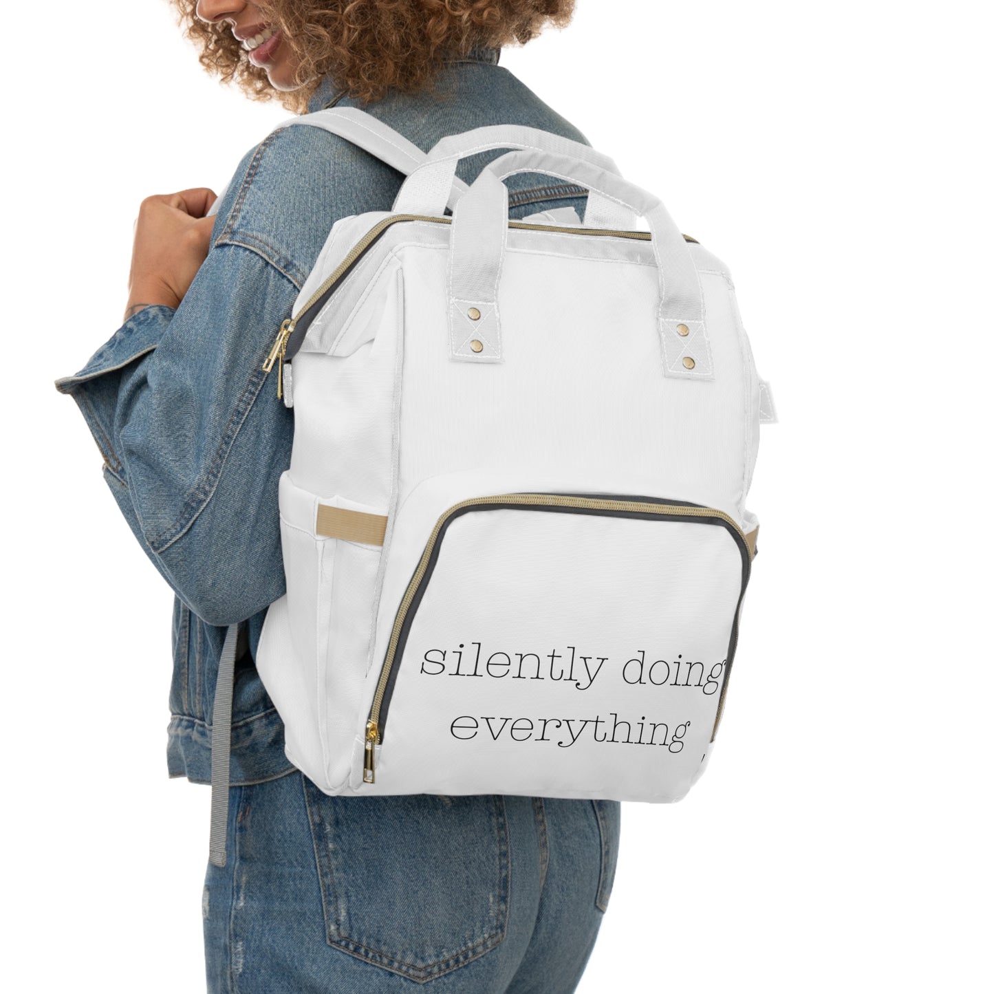 Silently Doing Everything | Multifunctional Diaper Backpack