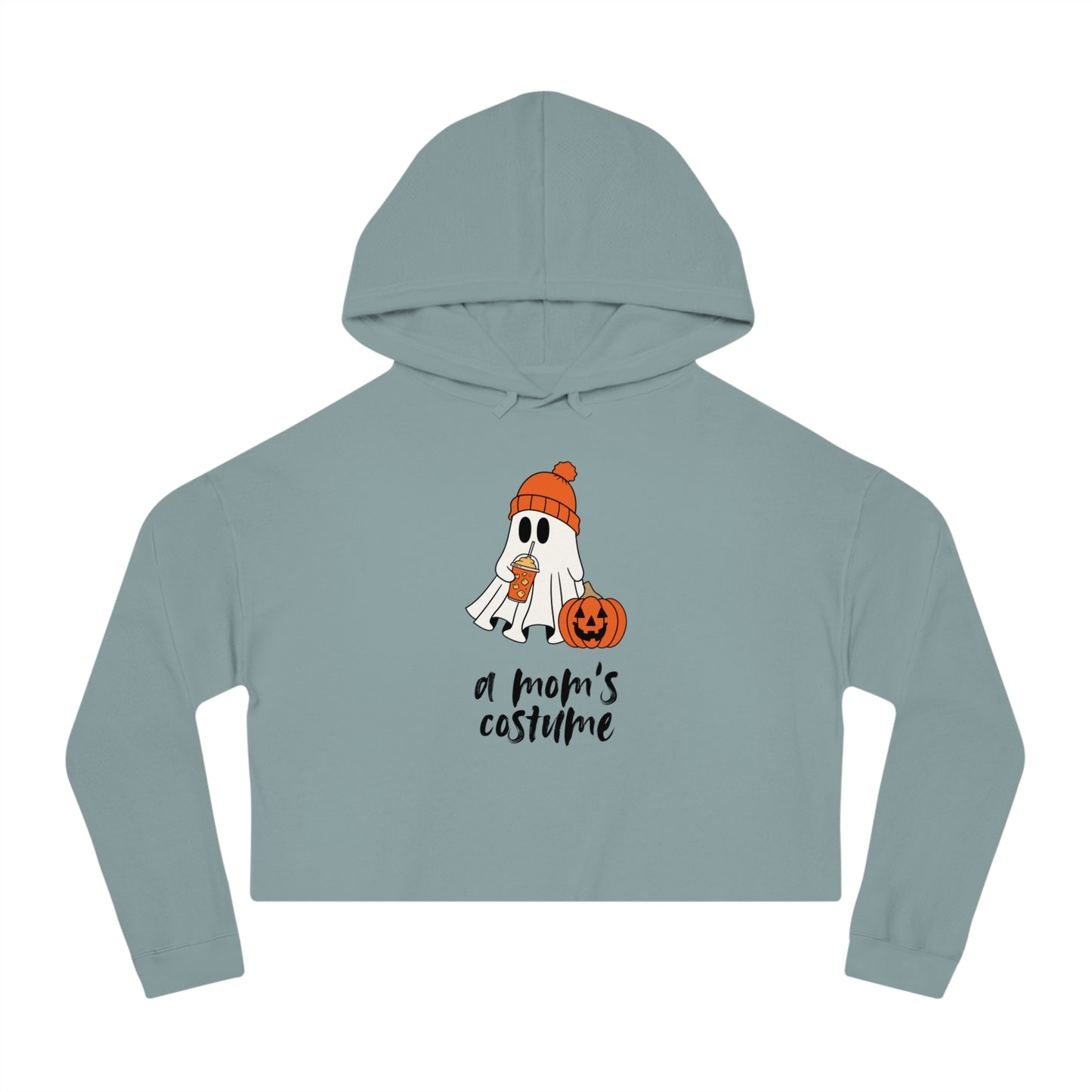 A Mom's Costume | Women’s Cropped Hooded Sweatshirt