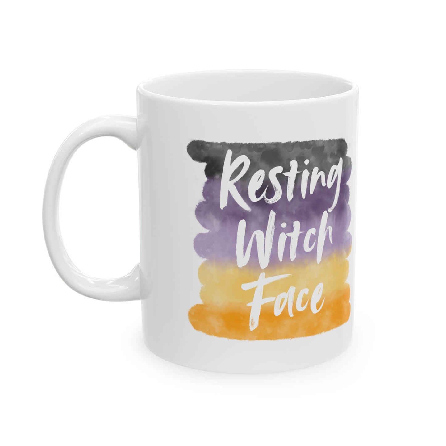 Resting Witch Face | Ceramic Mug (11oz, 15oz)