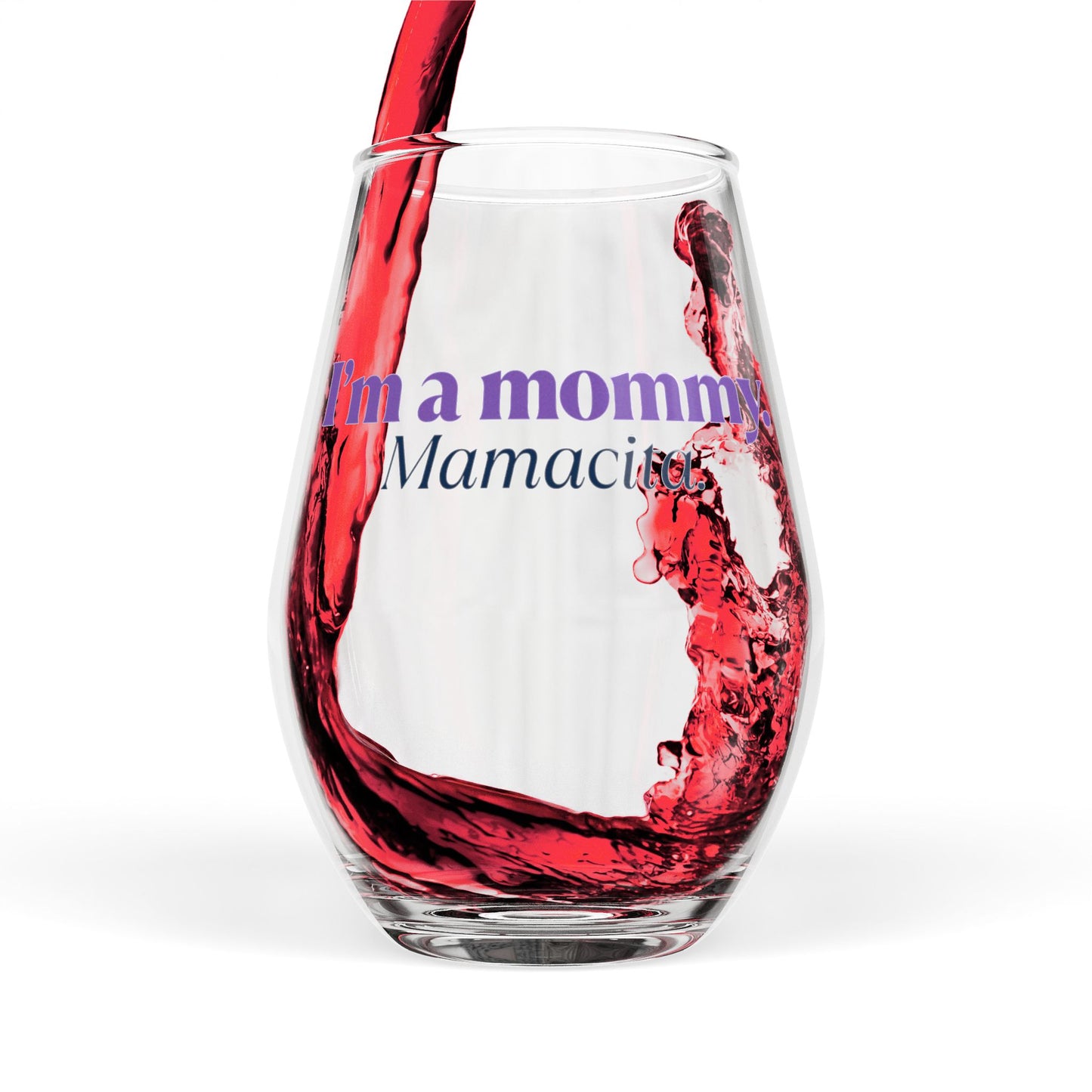 I'm a Mommy | Stemless Wine Glass