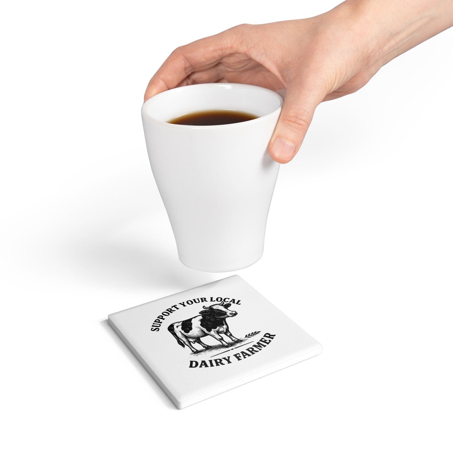 Local Dairy Farmer | Ceramic Coaster