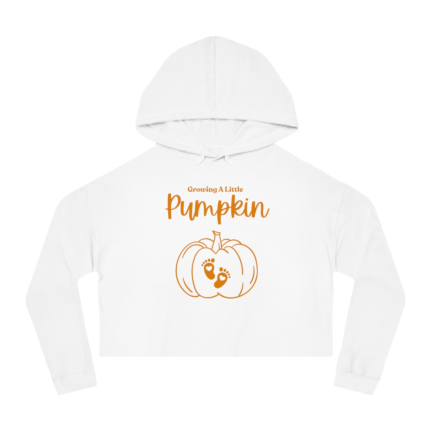 Growing Little Pumpkin | Women’s Cropped Hooded Sweatshirt