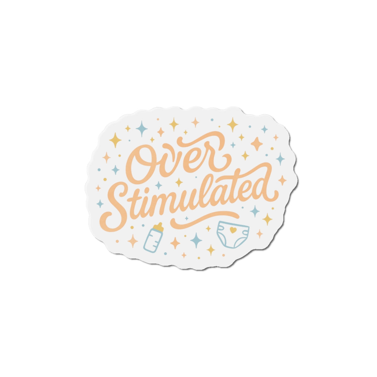 Overstimulated | Die-Cut Magnets