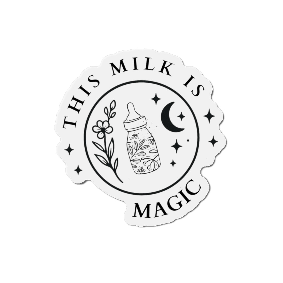Magic Milk | Die-Cut Magnets