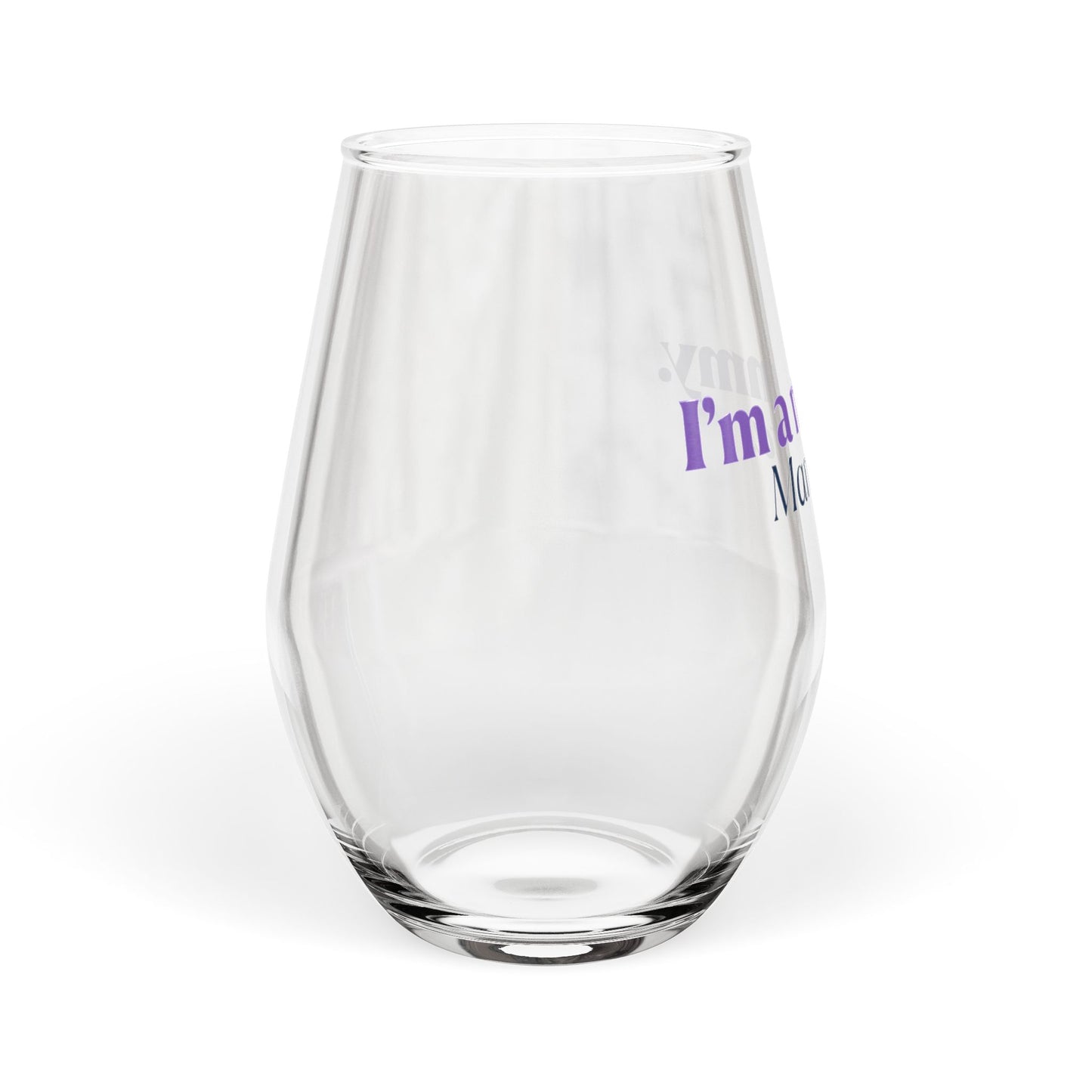 I'm a Mommy | Stemless Wine Glass
