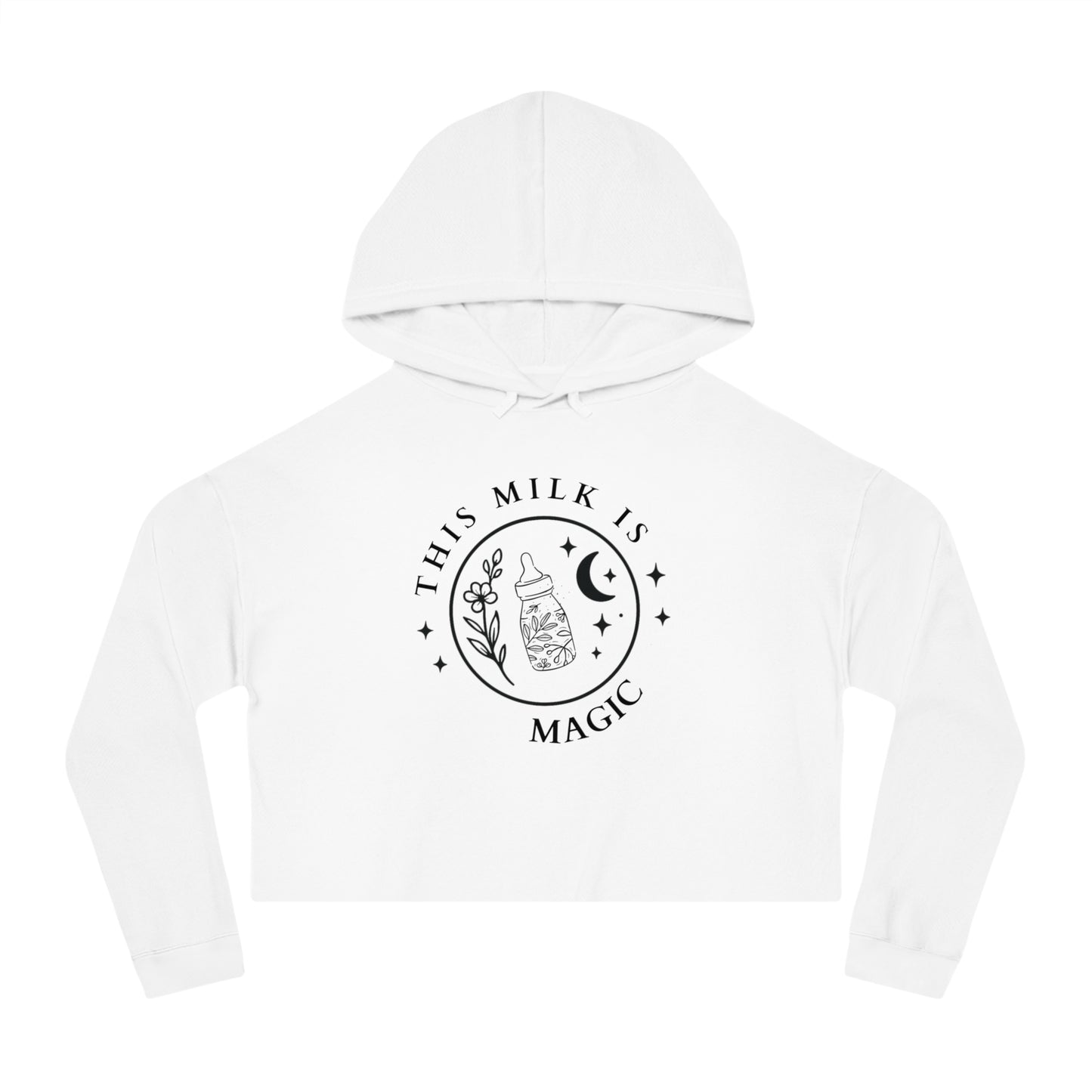 Magic Milk | Women’s Cropped Hooded Sweatshirt