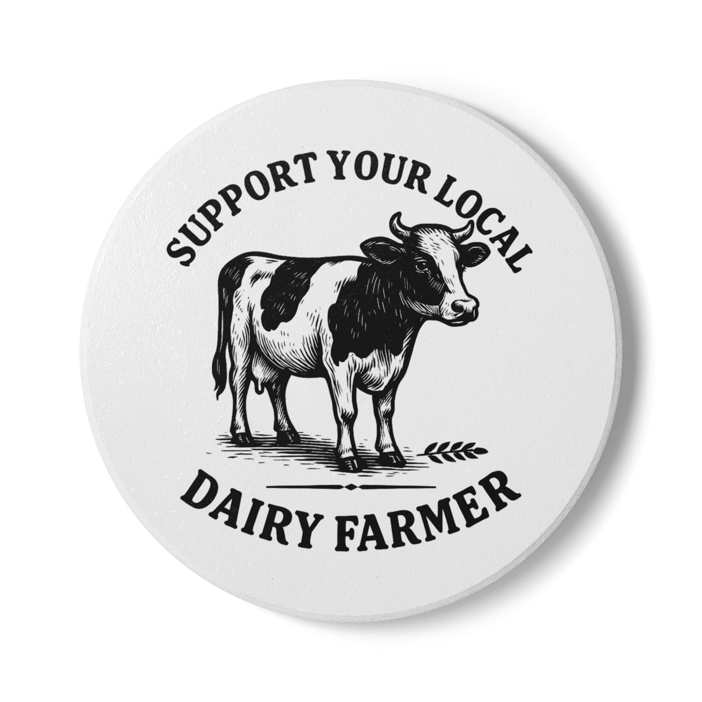 Local Dairy Farmer | Ceramic Coaster