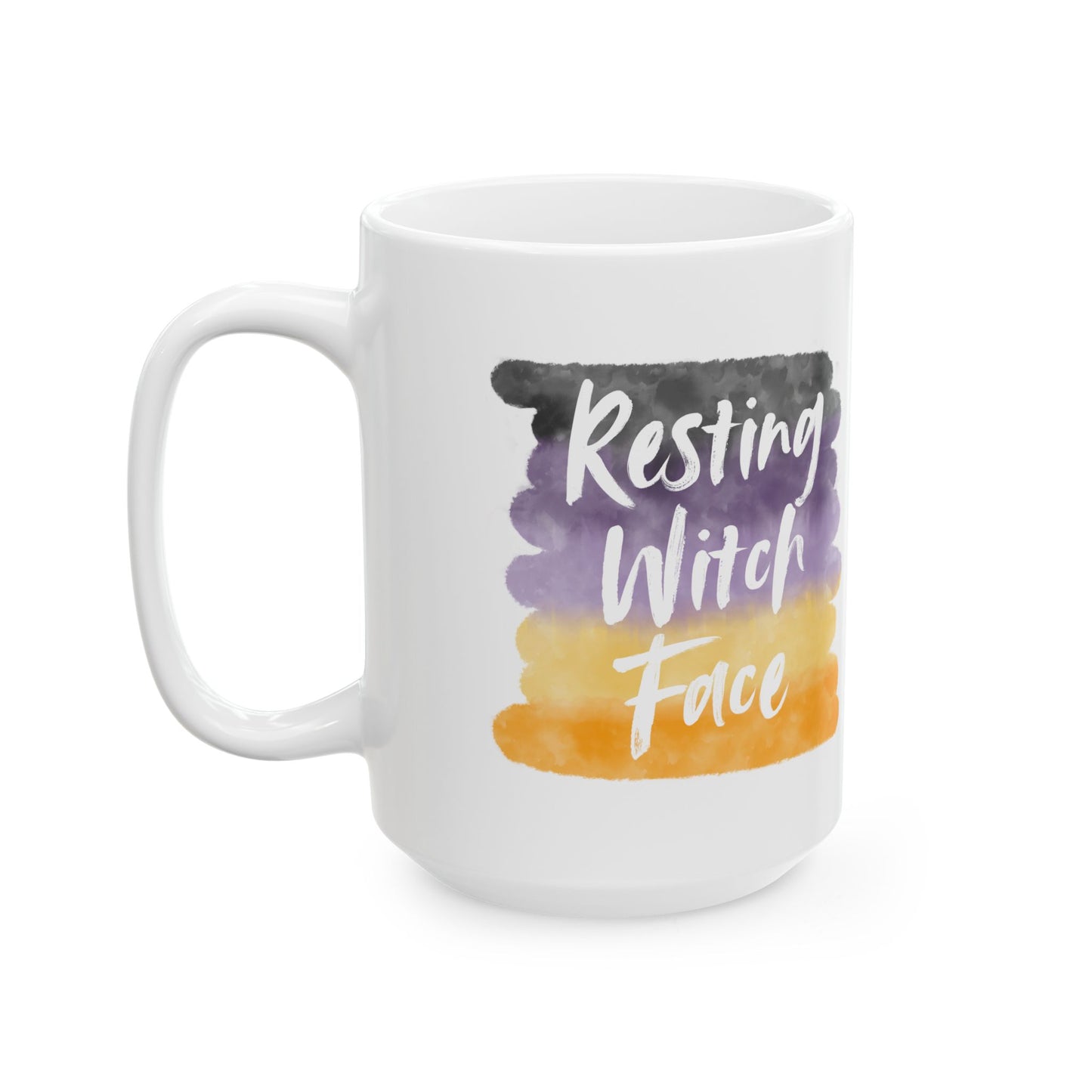 Resting Witch Face | Ceramic Mug (11oz, 15oz)