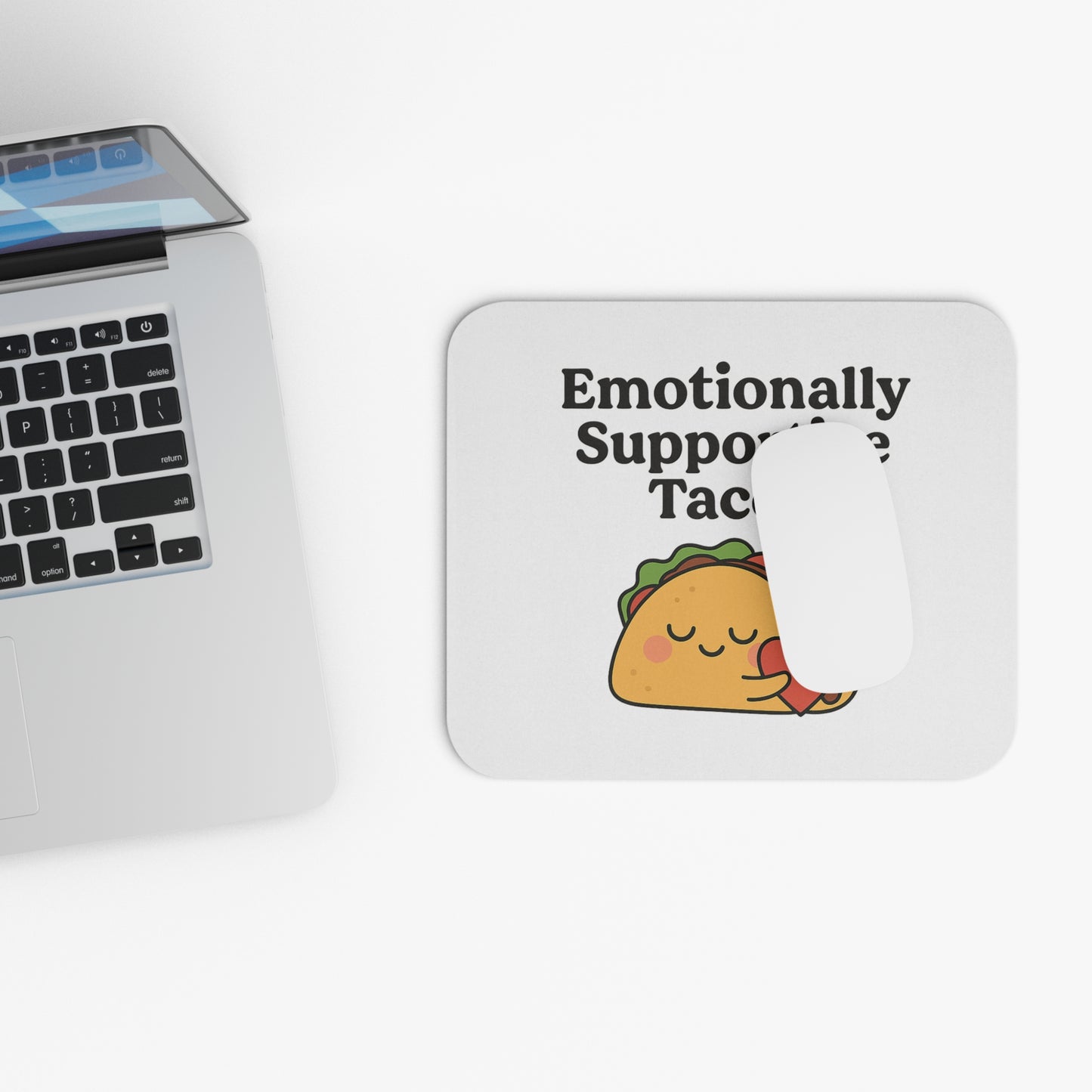 Emotionally Supportive Tacos | Mouse Pad (Rectangle)