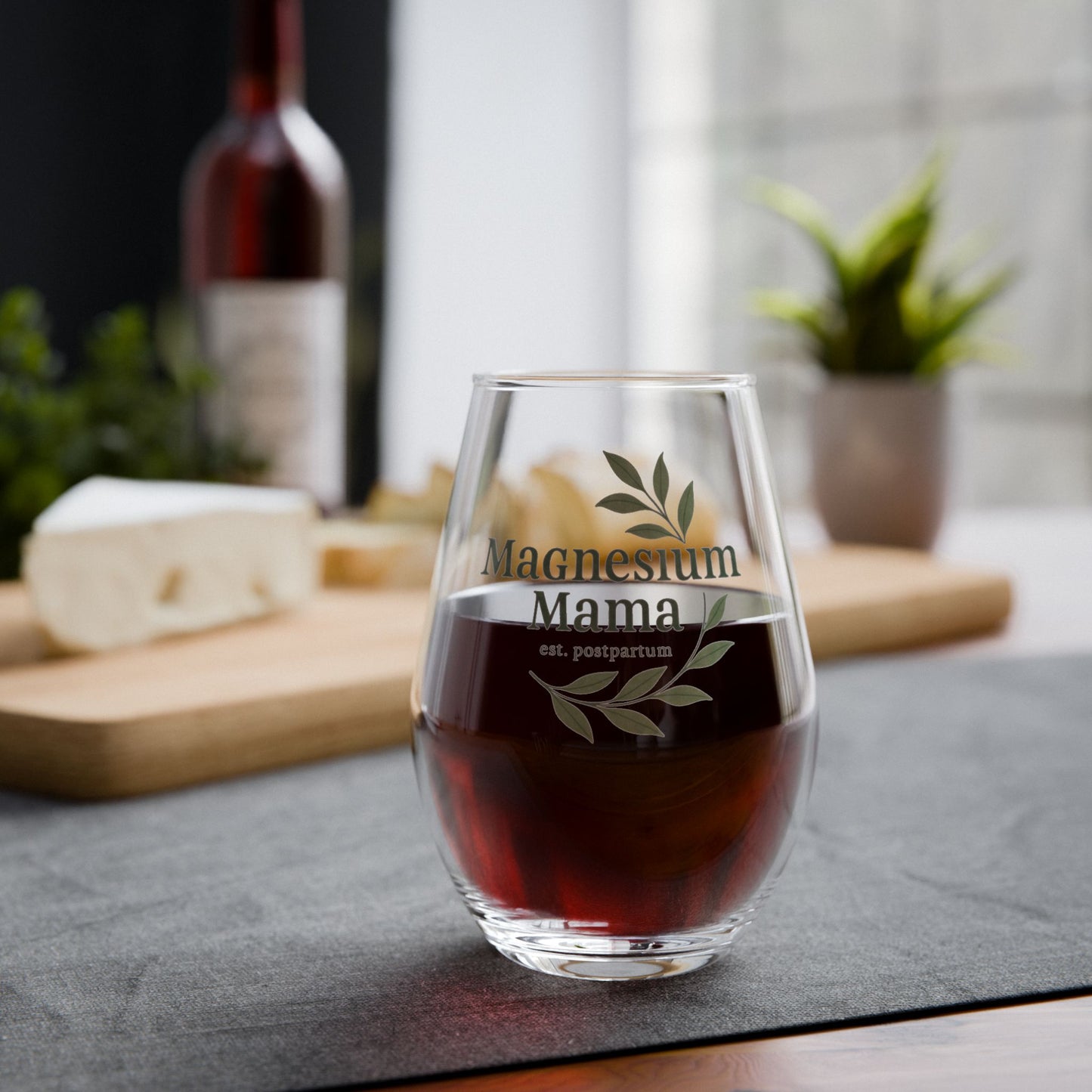 Magnesium Mama | Stemless Wine Glass