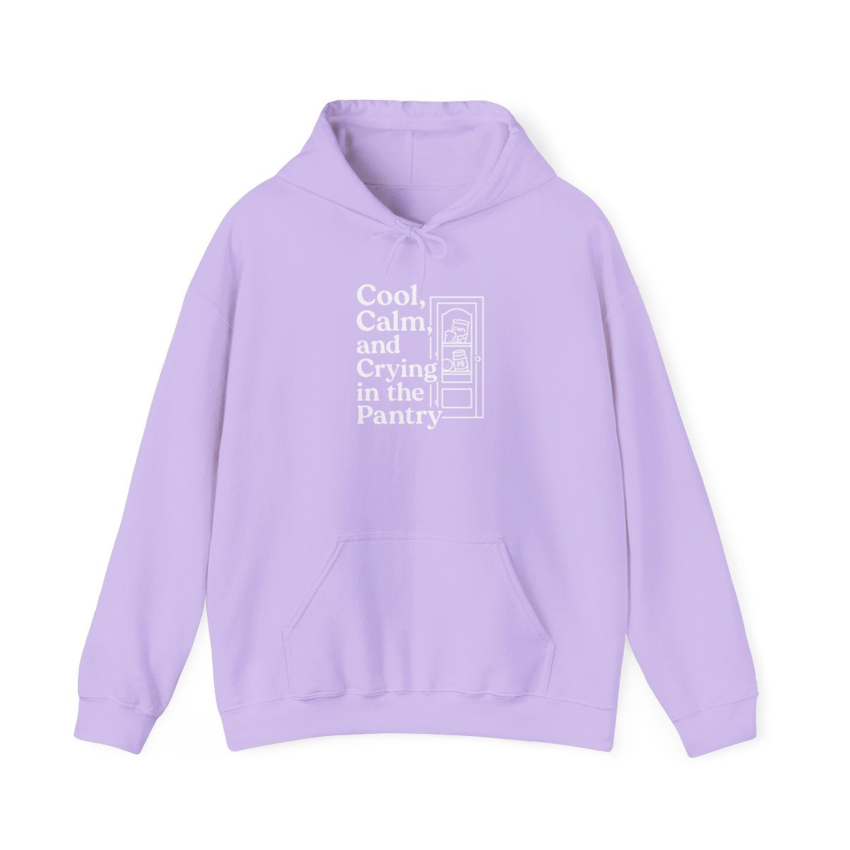 Cool, Calm, and Crying in the Pantry | Unisex Heavy Blend™ Hooded Sweatshirt